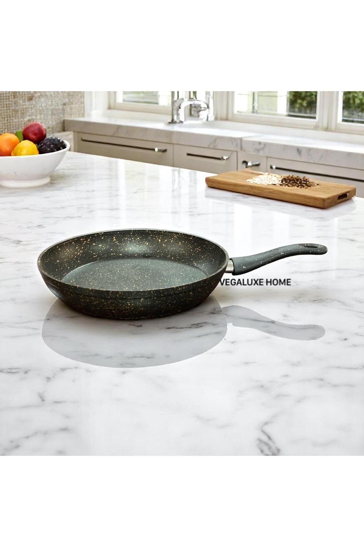 FMS Lüx Granit Çok Amaçlı Tava 32 Cm Siyah