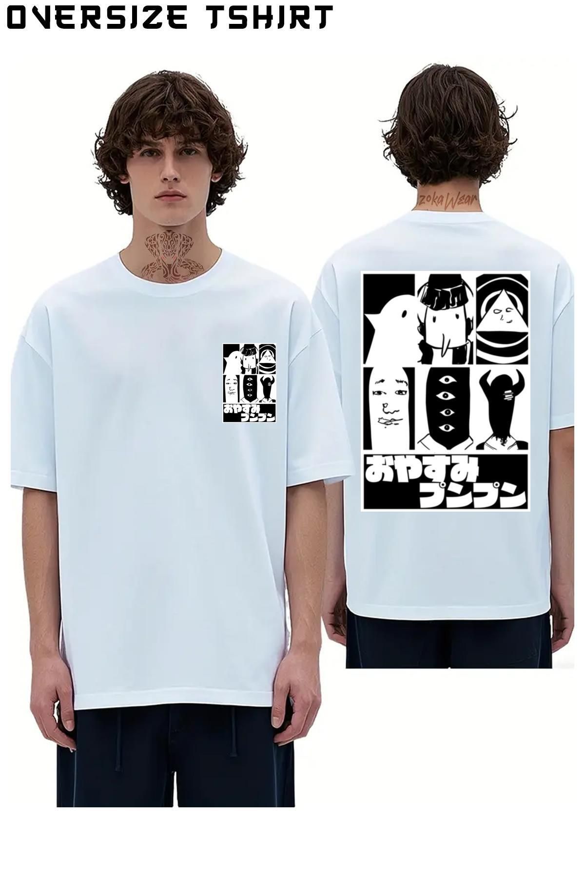ZOKAWEAR Oyasumi-Punpun Sırt Baskılı Oversize Tişört