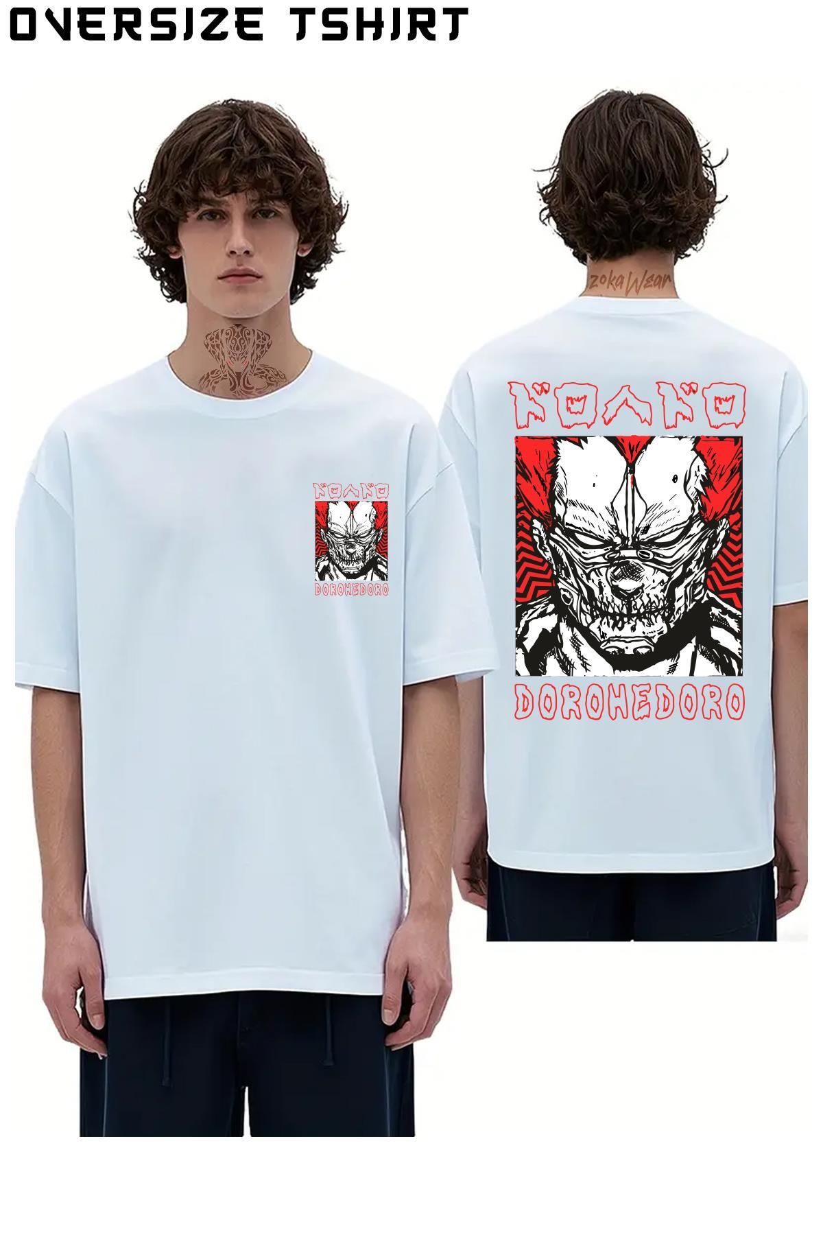 ZOKAWEAR Dorohedoro Sırt Baskılı Oversize Tişört