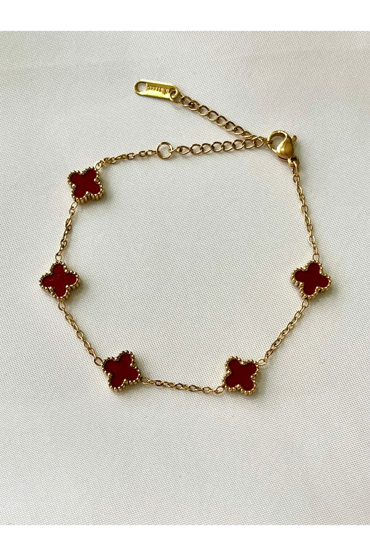 Twinssis Accessories Çelik Yonca Bileklik