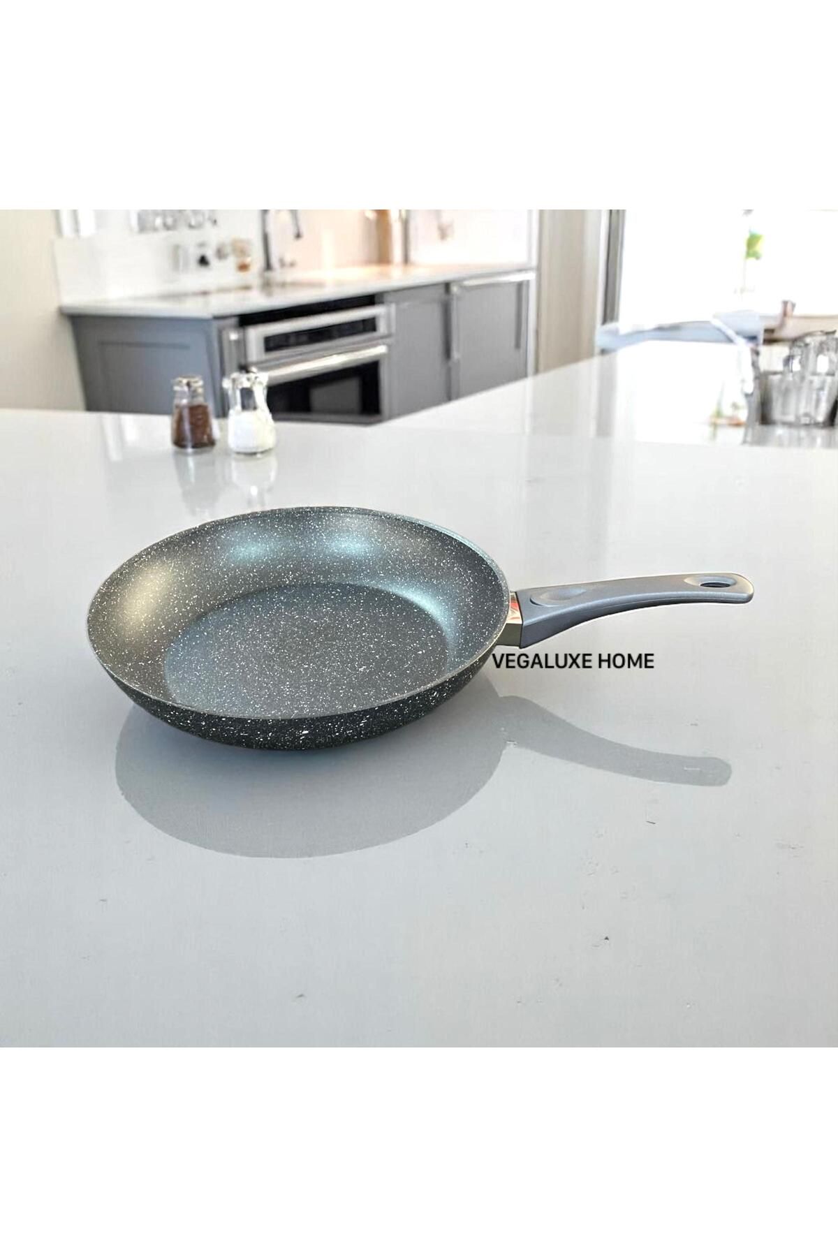 FMS Lüx Granit Çok Amaçlı Tava 32 Cm Koyu Gri