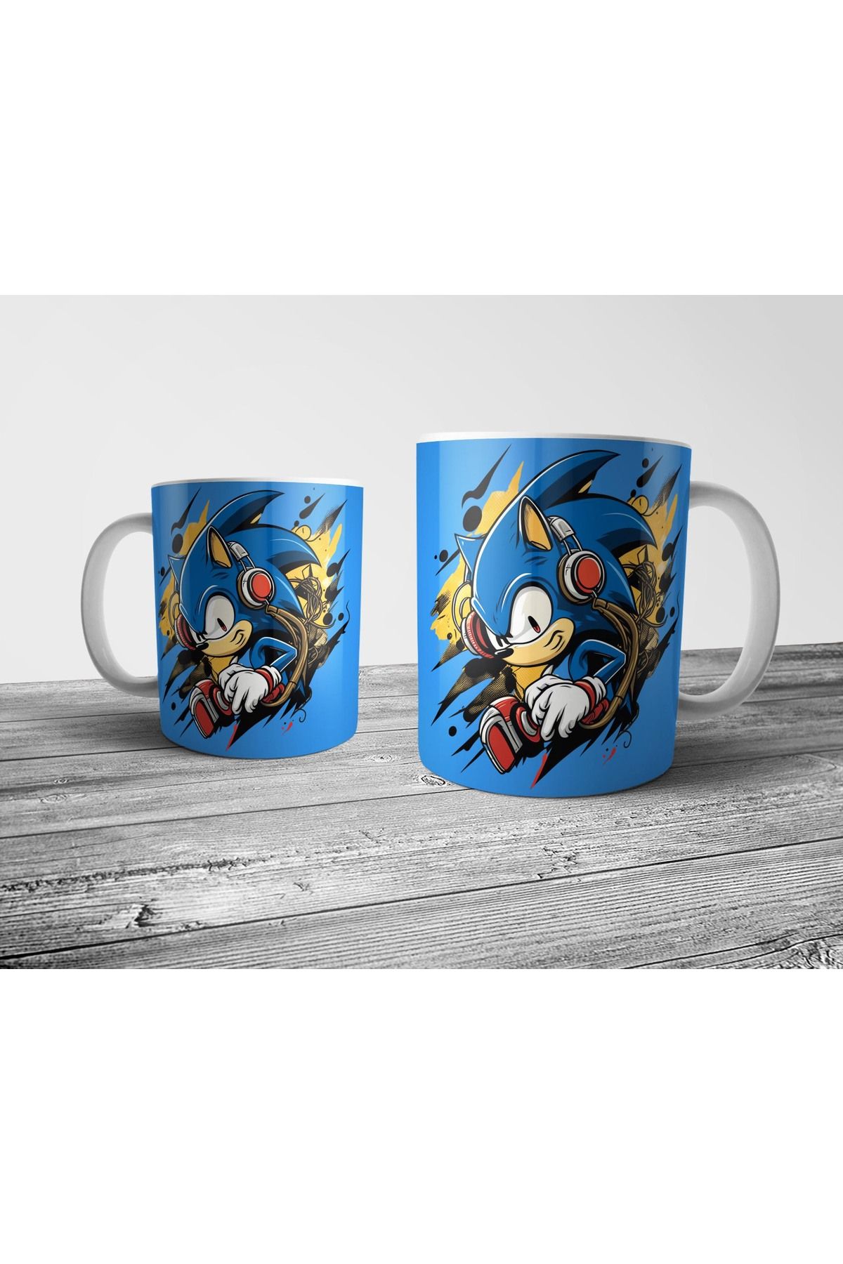 Pixxa Sonic Kirpi Hedgehog Kupa Bardak Model 4