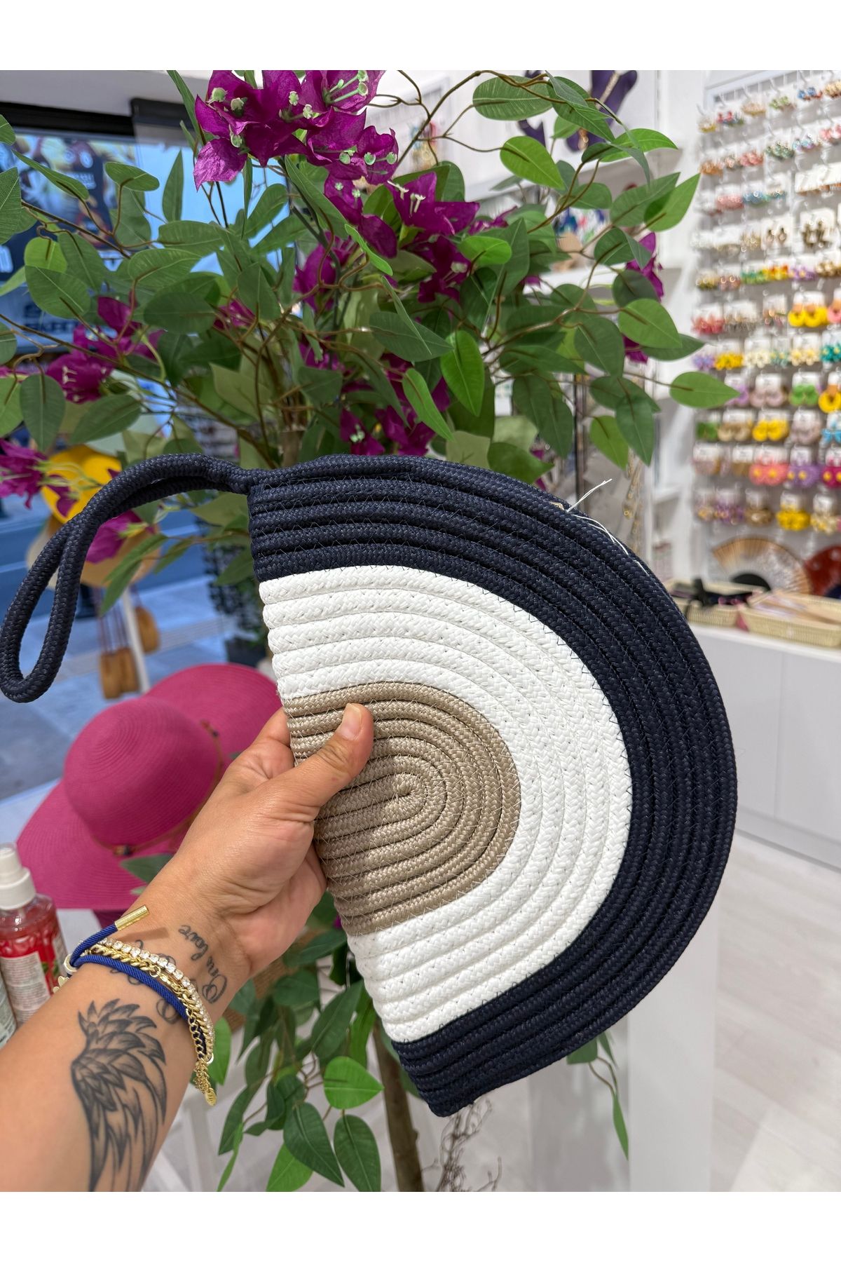My violet accesorize JÜT HASIR RENKLİ CLUTCH ÇANTA