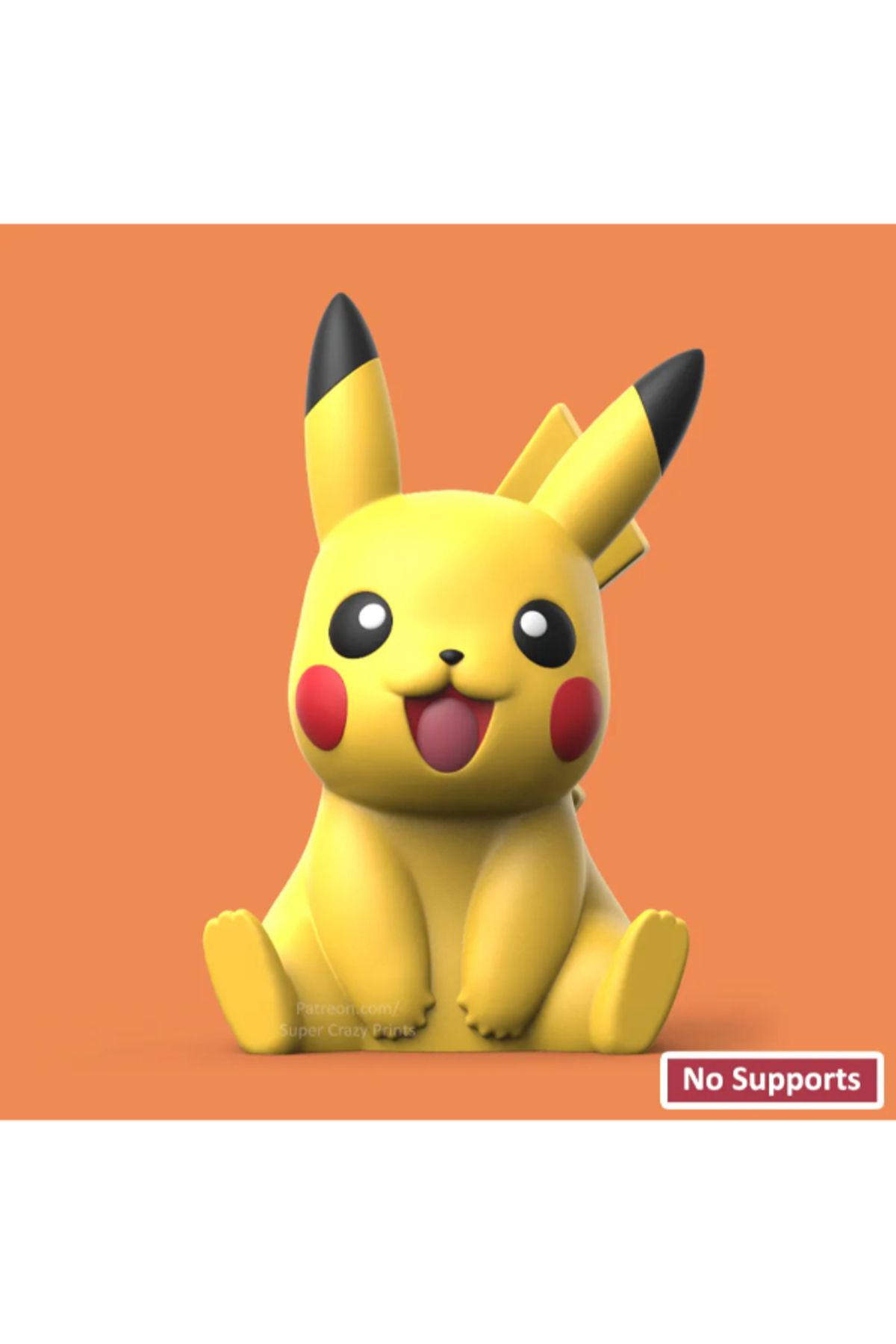 NOMOTHETIC-Pokemon Pikachu Figure - Unsupplied Printing Design 3D Printing 2