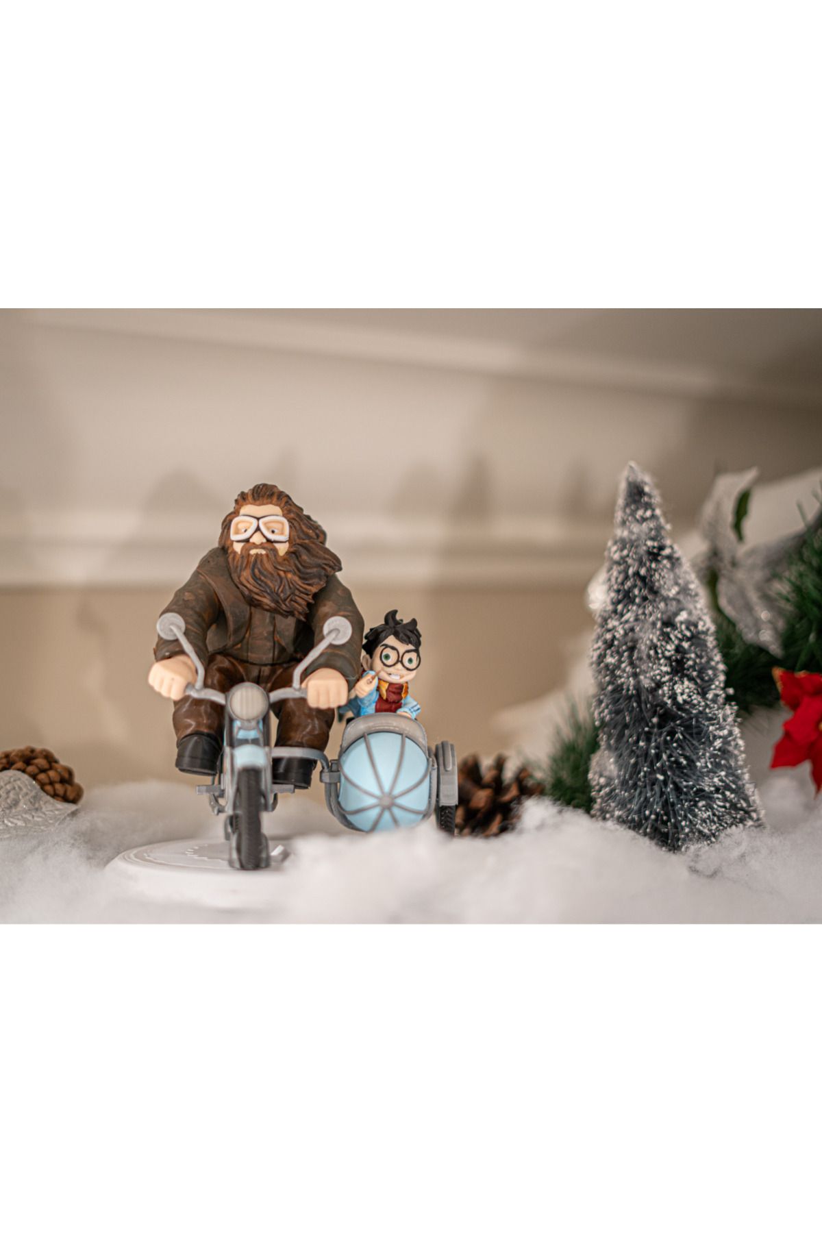 NOMOTHETIC Harry Potter & Hagrid’s Motorsikleti – Renkli Koleksiyonluk Figür