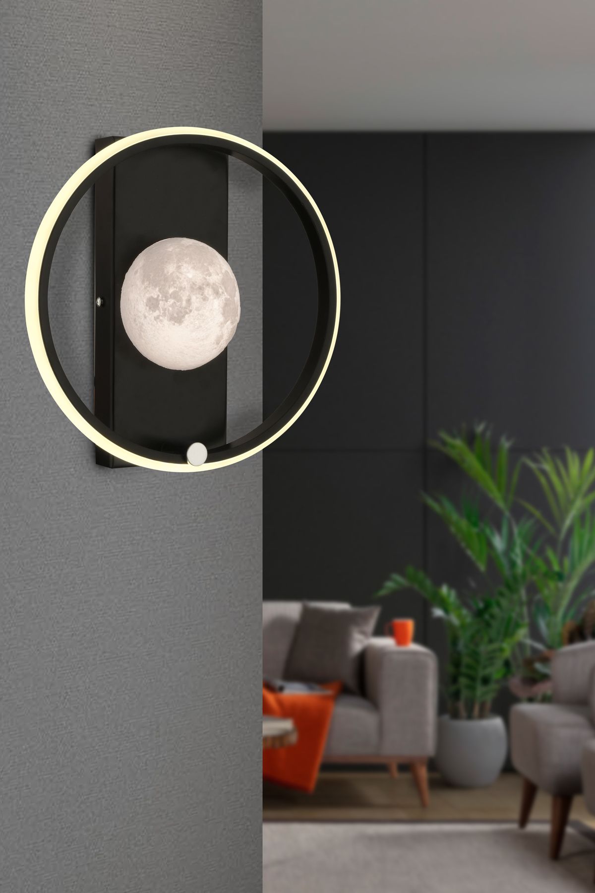 ESSLİGHT PARMA LED'Lİ 3 RENK IŞIK MOD'LU (BEYAZ SARI GÜN IŞIĞI) ANTRE HOL APLİK