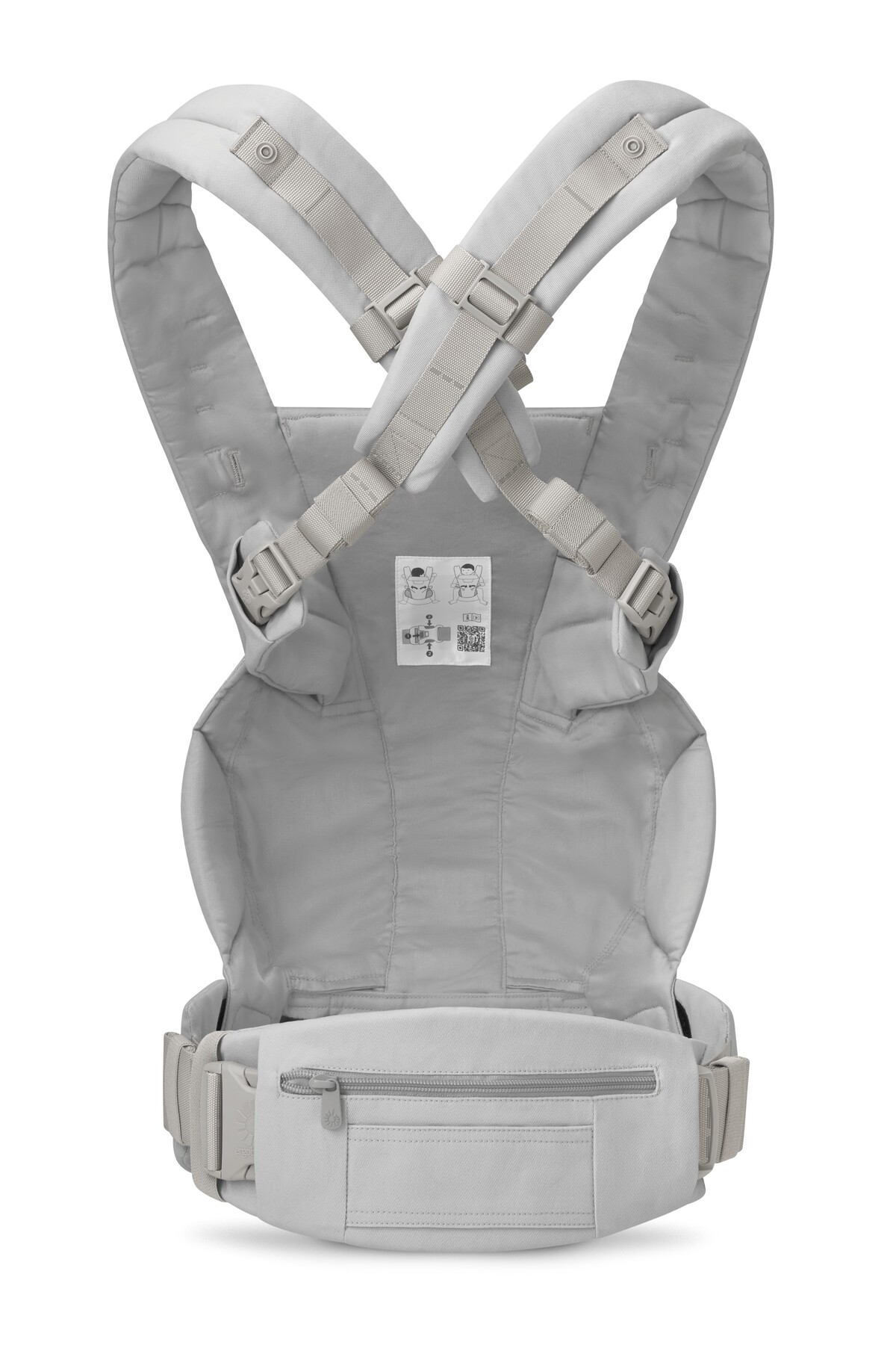 Ergobaby Omni Deluxe Cotton (Pearl Grey) 4 Farklı Taşıma Pozisyonlu Ergonomik Kanguru, 0-4 Yaş Yeni Doğan fotoğrafı 4 (önizleme)