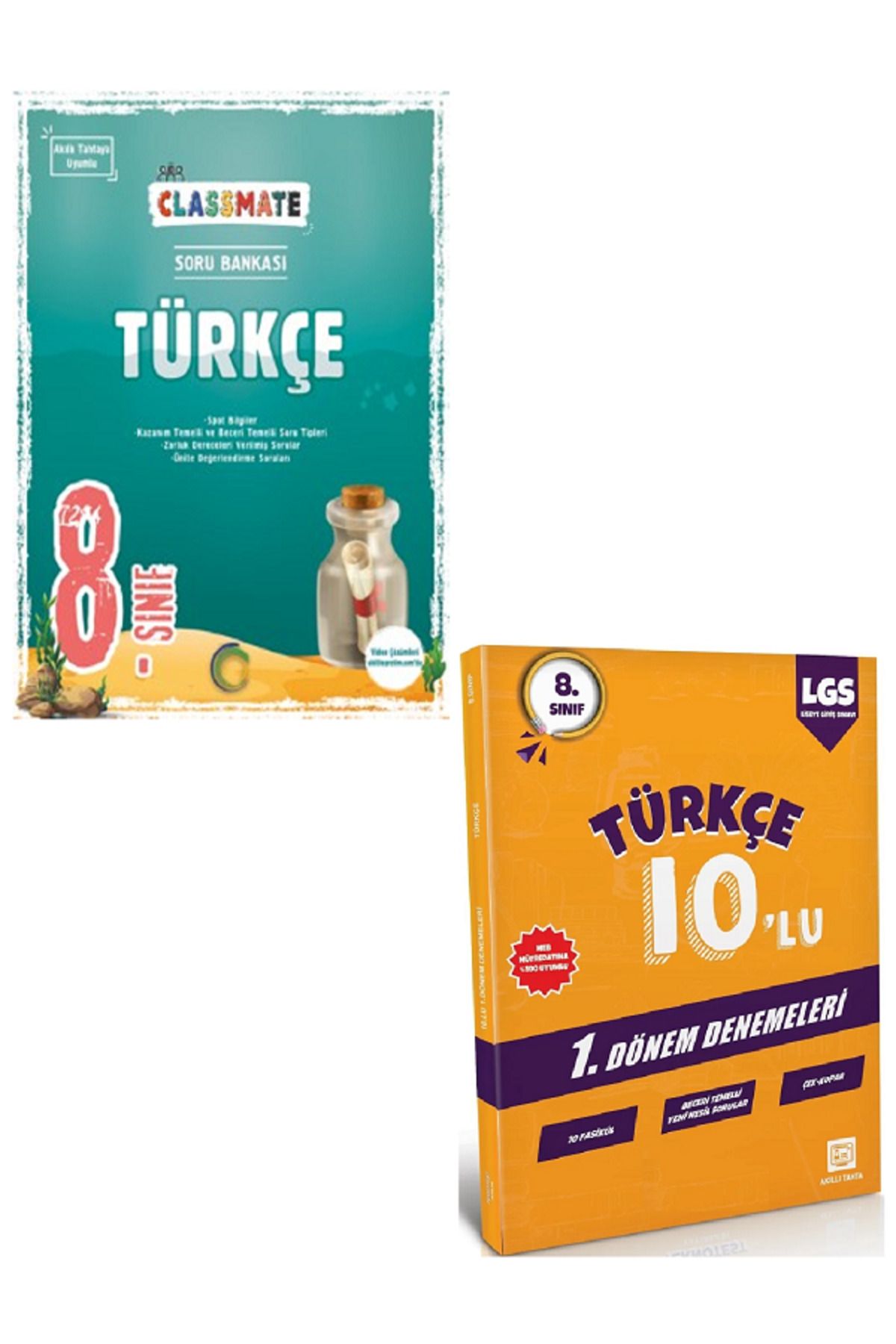 Efsane Yayınları 8.Sınıf Okyanus Classmate Türkçe Soru Bankası / 10'Lu Türkçe Deneme HEDİYE - 2 KİTAP