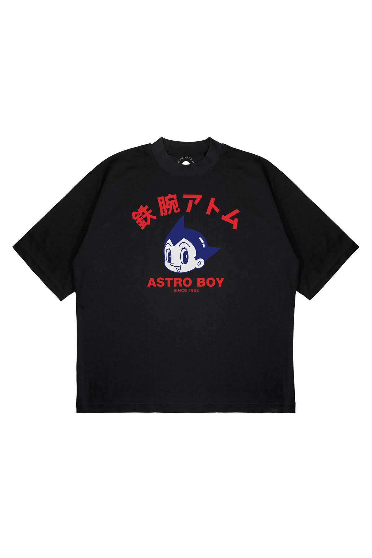 PURE EFFECT Unisex Oversize ASTRO BOY Baskılı Boxy Fit Kalın Kumaşlı T-shirt