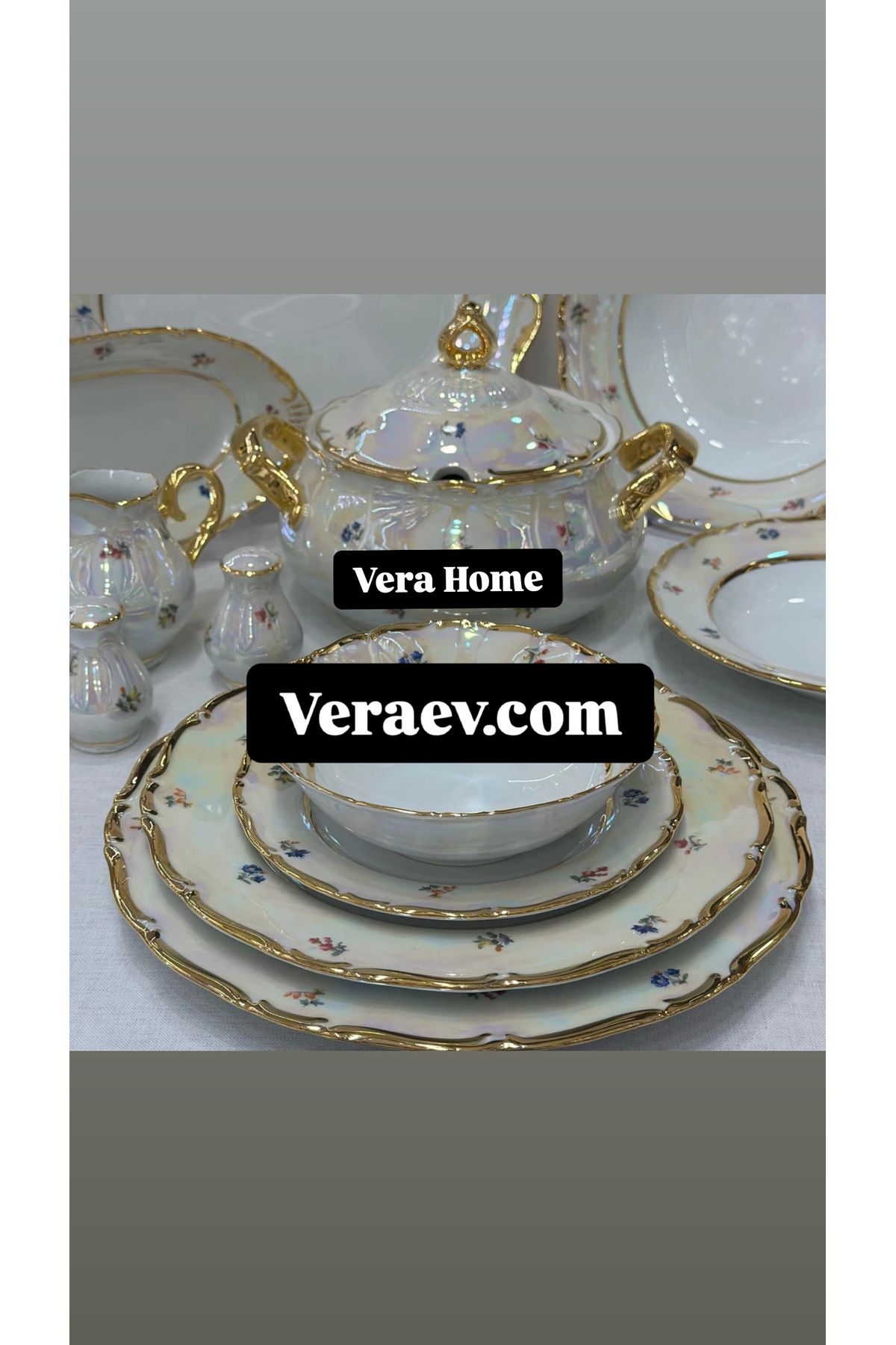 JEREMY Verona Pearl 72 Parça 12 Kişilik Yemek Takımı