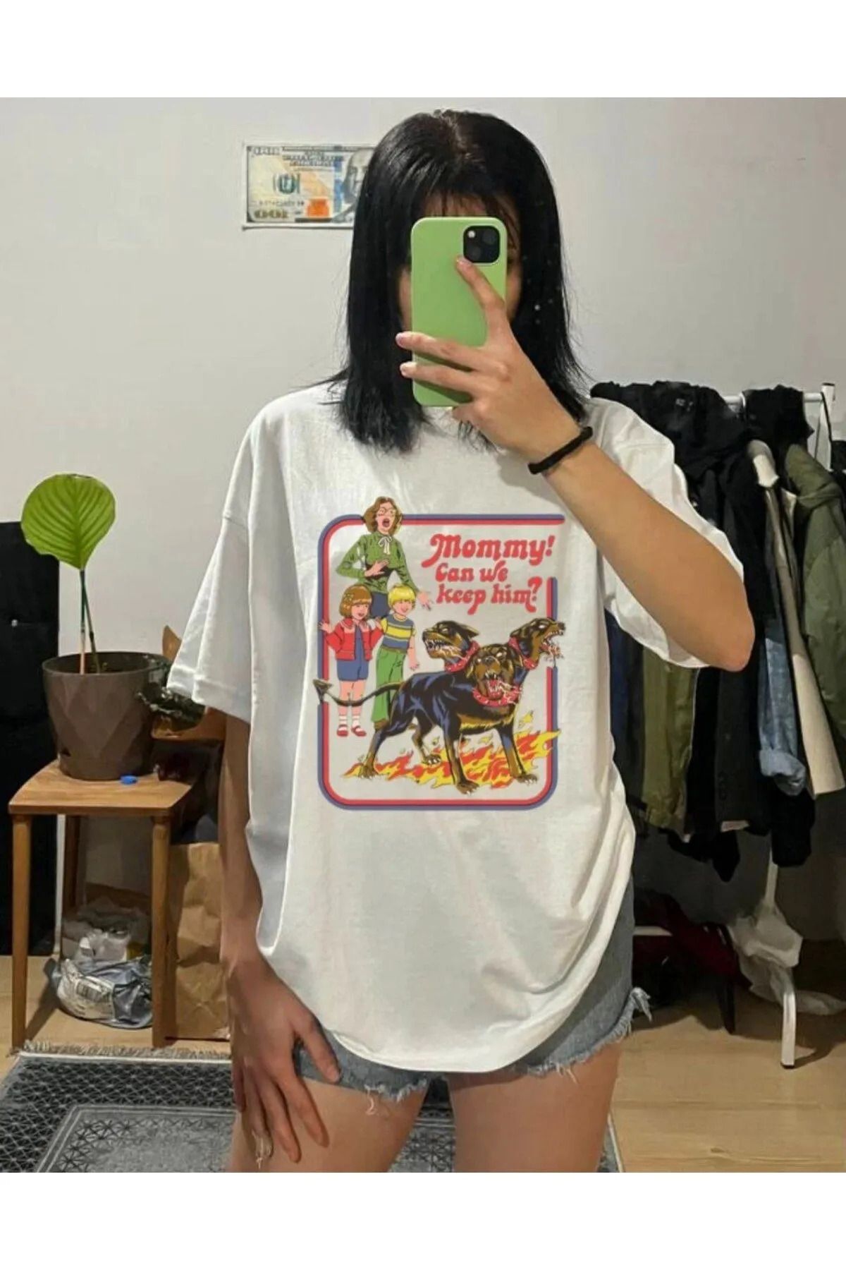 weywot Mommy Can We Keep Him T-shirt