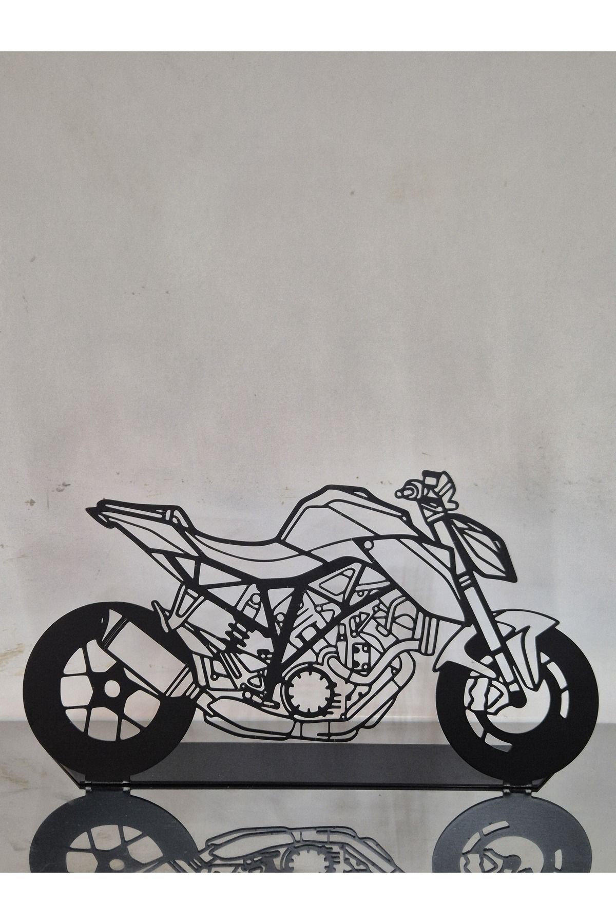 Lazer Motif 1290 Superduke Motosiklet Masaüstü Dekorasyon Metal Sac