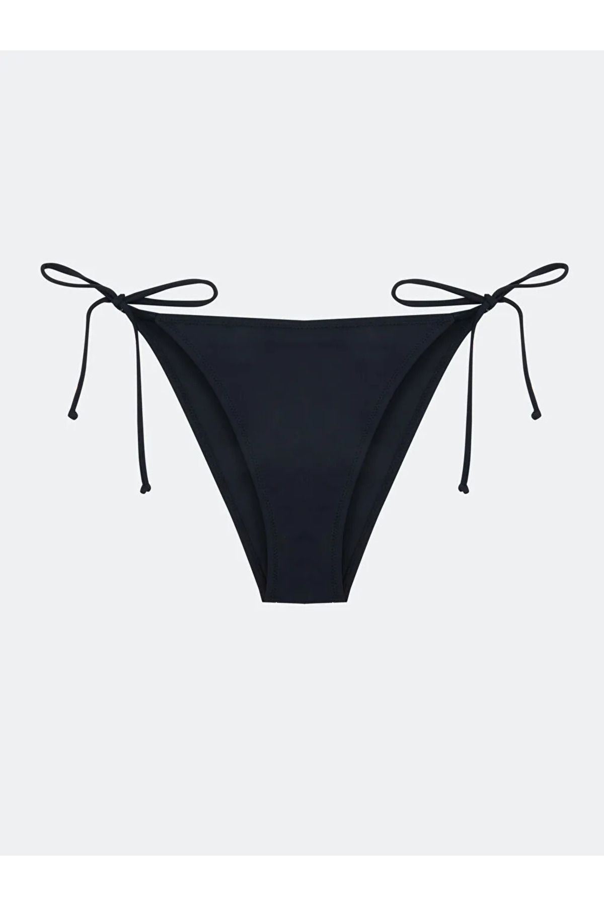 LC Waikiki LCW DREAM Siyah Düz Bağlama Detaylı Kadın Bikini Alt