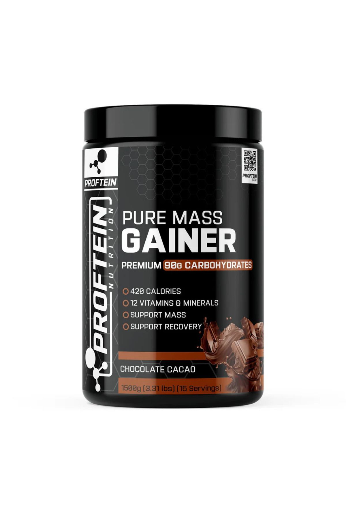 Proftein PROFTEİN PURE MASS GAINER 1500g 15 SERVİS - ÇİKOLATA