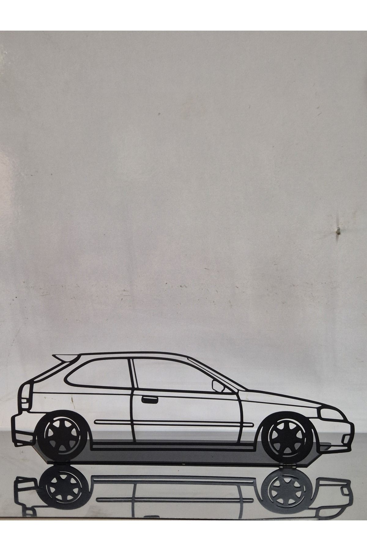 Lazer Motif Civic EJ9 TYPE R Araba Masaüstü Dekorasyon Metal Sac