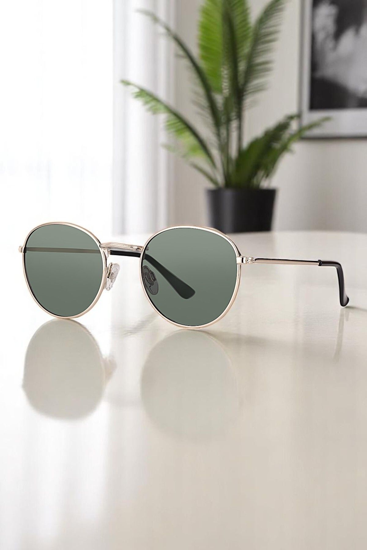 Daniel Klein Orijinal %100 Polarize UV400 Korumalı Gold Renk Unisex Güneş Gözlüğü DKG6263C2