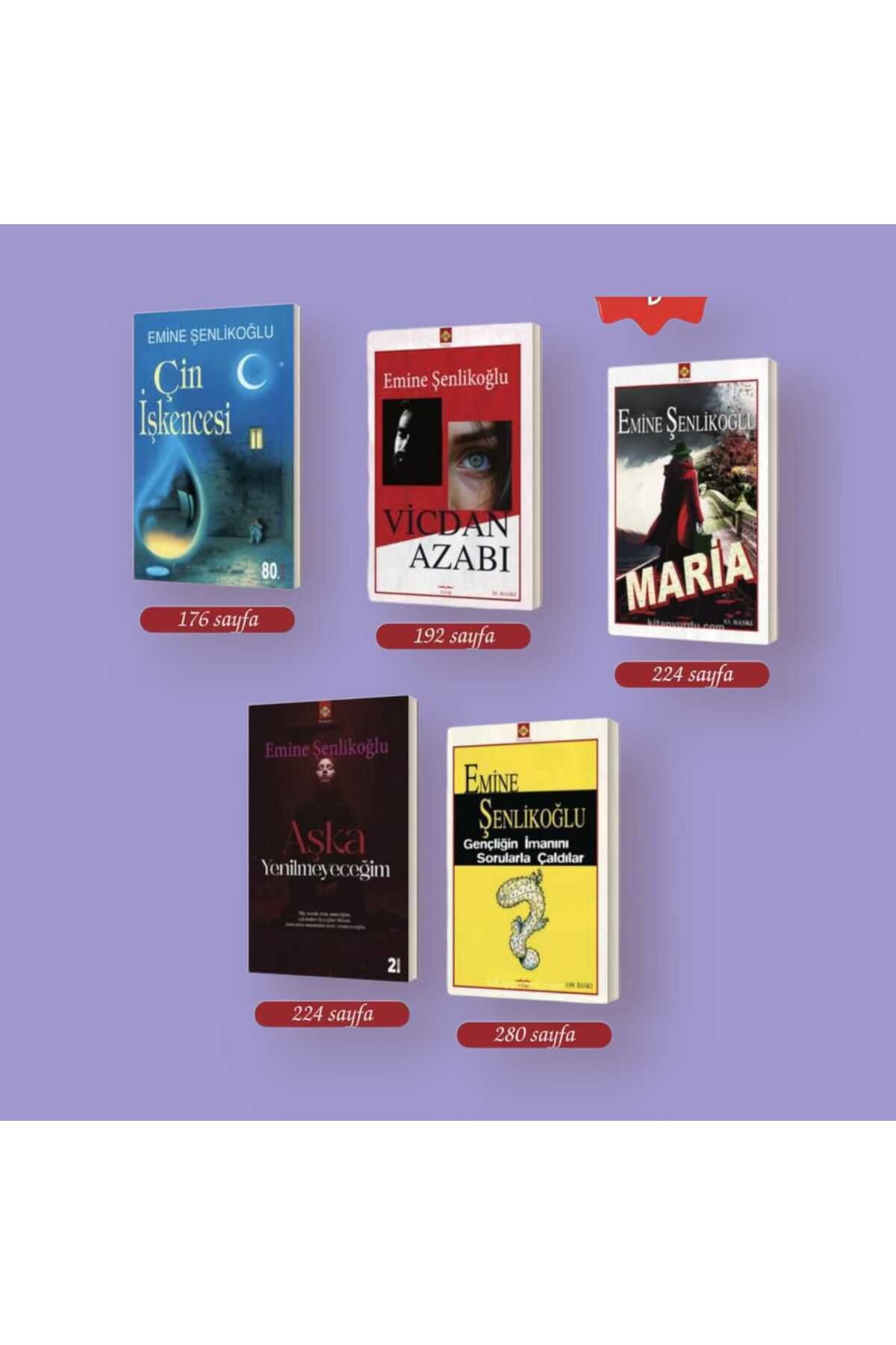 Mektup Yayınları SET3: ÇİN İŞKENCESİ, VİCDAN AZABI, MARİA, AŞKA YENİLMEYECEĞİM, GENÇLİĞİN İMANINI SORULARLA ÇALDILAR