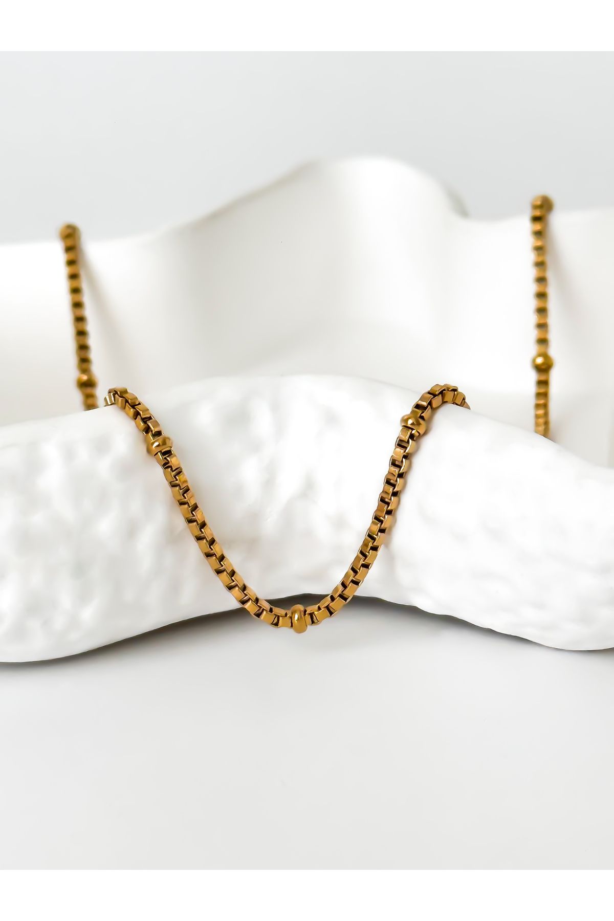 Vin Atelier Stainless Steel Plamen Necklace | Çelik Zincir Kolye
