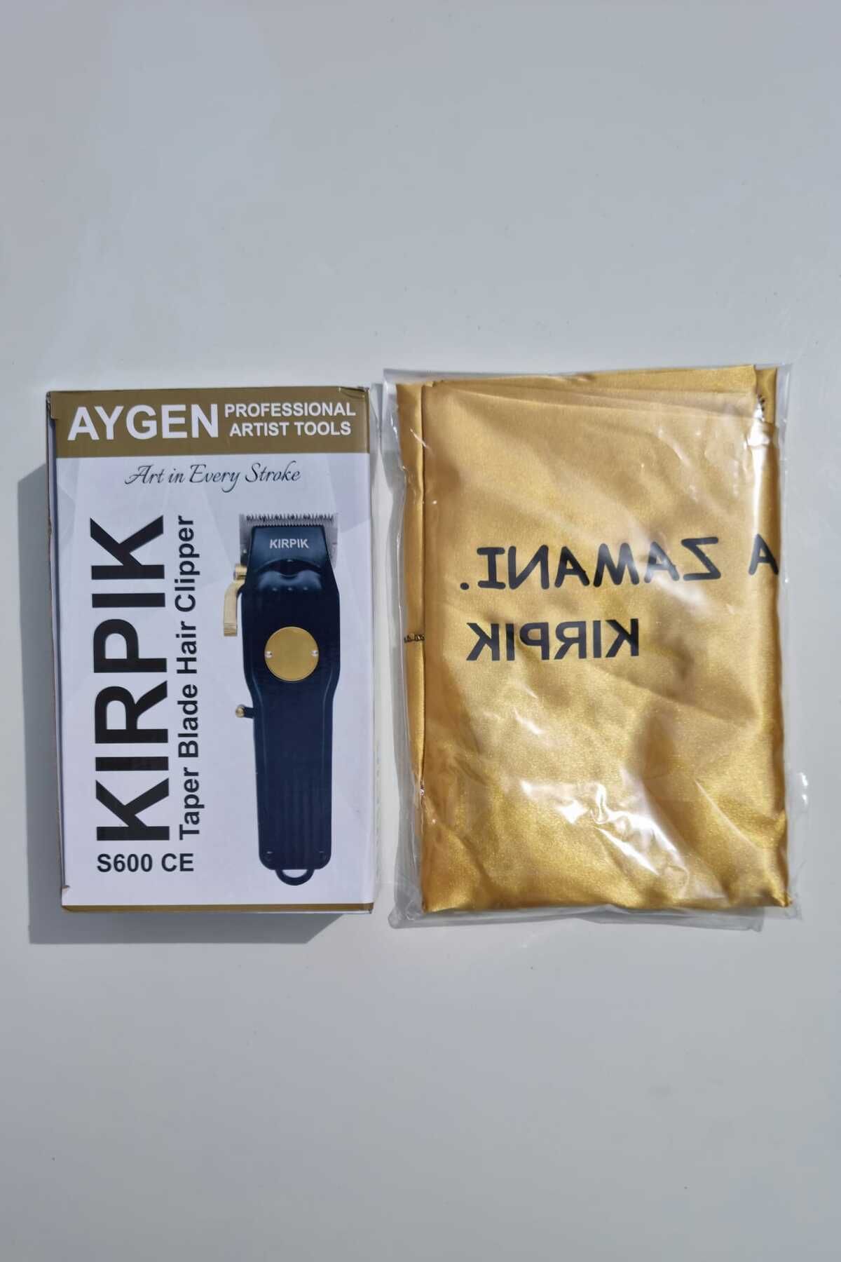 KIRPIK S600 SAÇ KESİM MAKİNESİ VE KIRPIK GOLD ÖNLÜK TIRAŞ SETİ