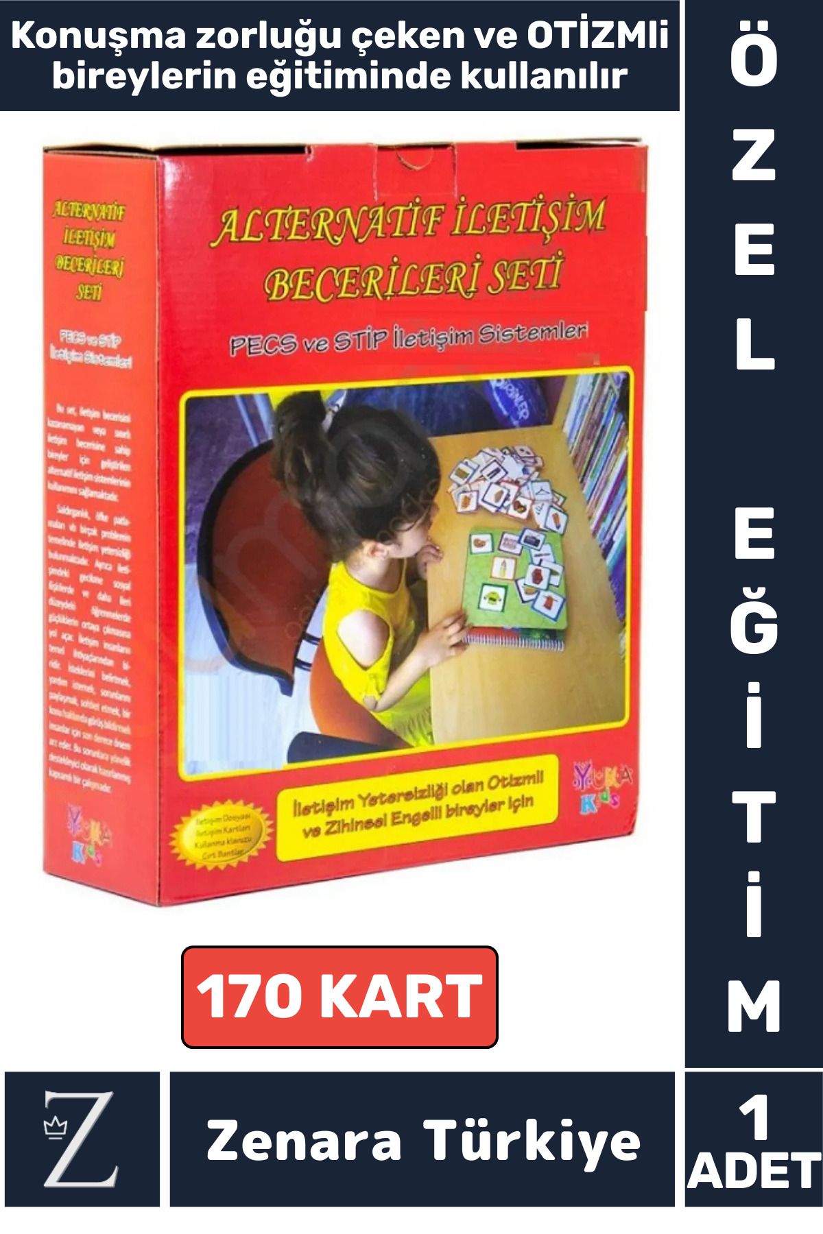 Zenara Eğitici Konuşma Zorluğu Geliştirici Özel Eğitim ALTERNATİF İLETİŞİM BECERİLERİ SETİ