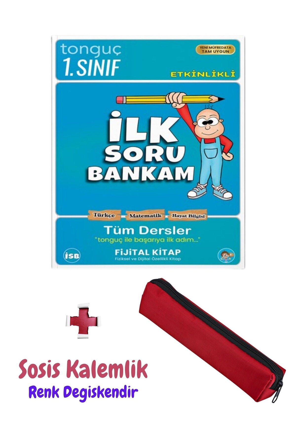 Tonguç Yayınları 1. Sınıf Tüm Dersler Soru Bankası + Sosis Kalemlik - Tonguç Akademi