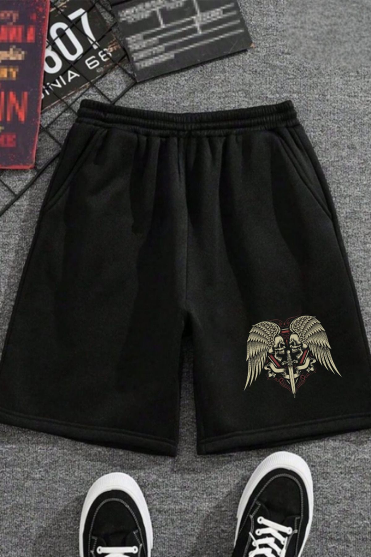 artı4 Baskılı Unisex Şort