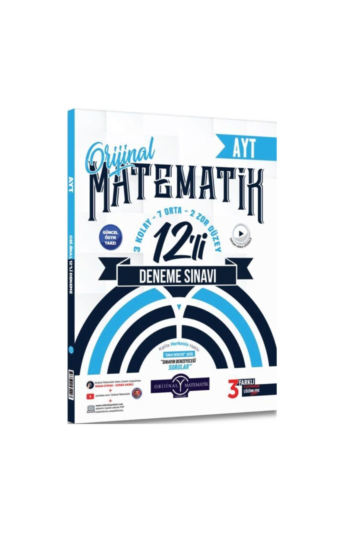 Orijinal Yayınları Orijinal Yayınları AYT Matematik 12 li Deneme Sınavı