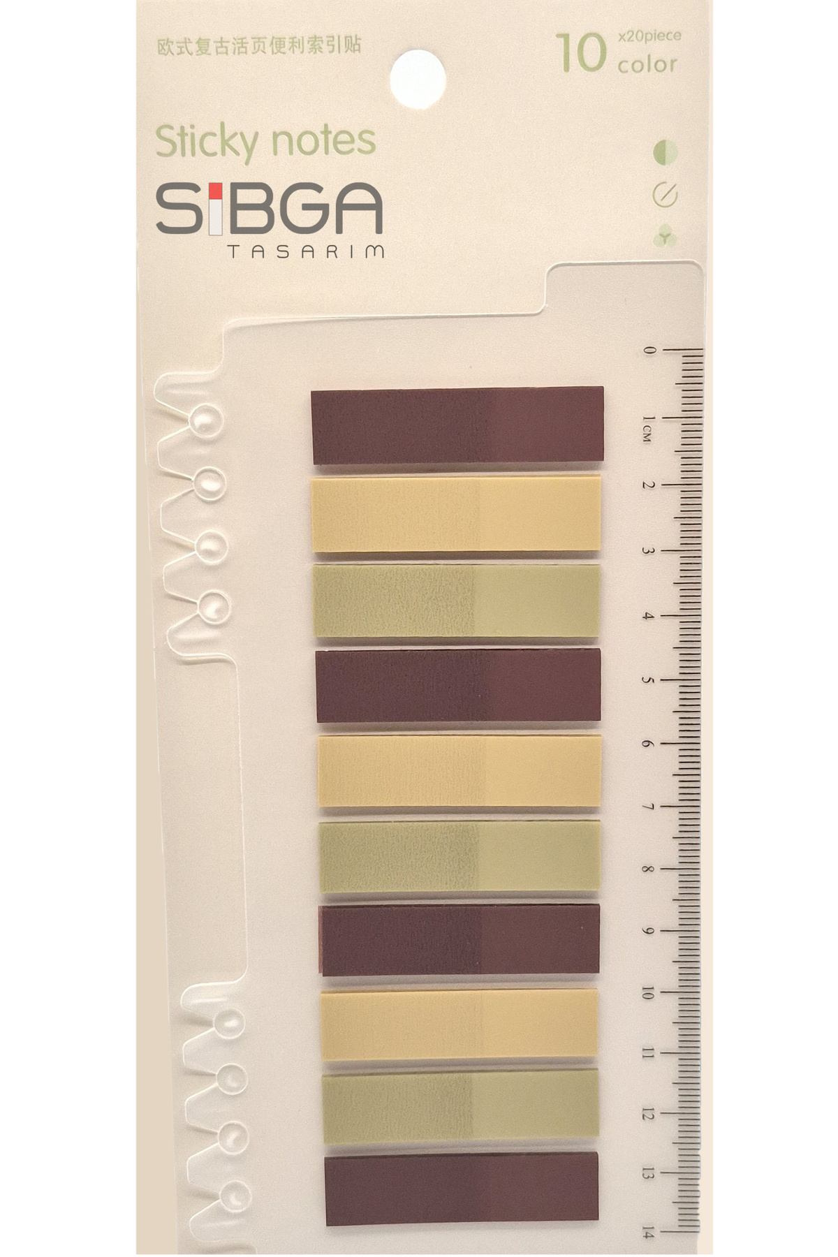 sibga tasarım-Transparent Color Postit Post-It Post It. Book Marker Bookmark Postit Sticker Note Paper 200 Sheets 1