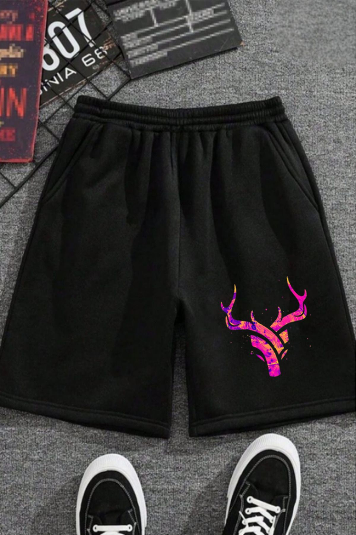 artı4 Baskılı Unisex Şort