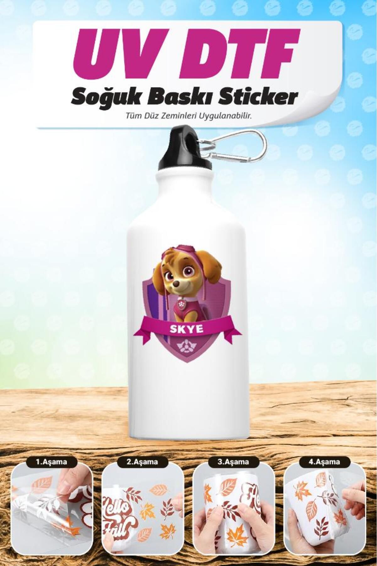 t tuğset etiket Desenli Bardak Sarma Transfer Etiketi (Laptop Tablet Bavul Cam Duvar) Kabartma Sticker Çıkartma Suy