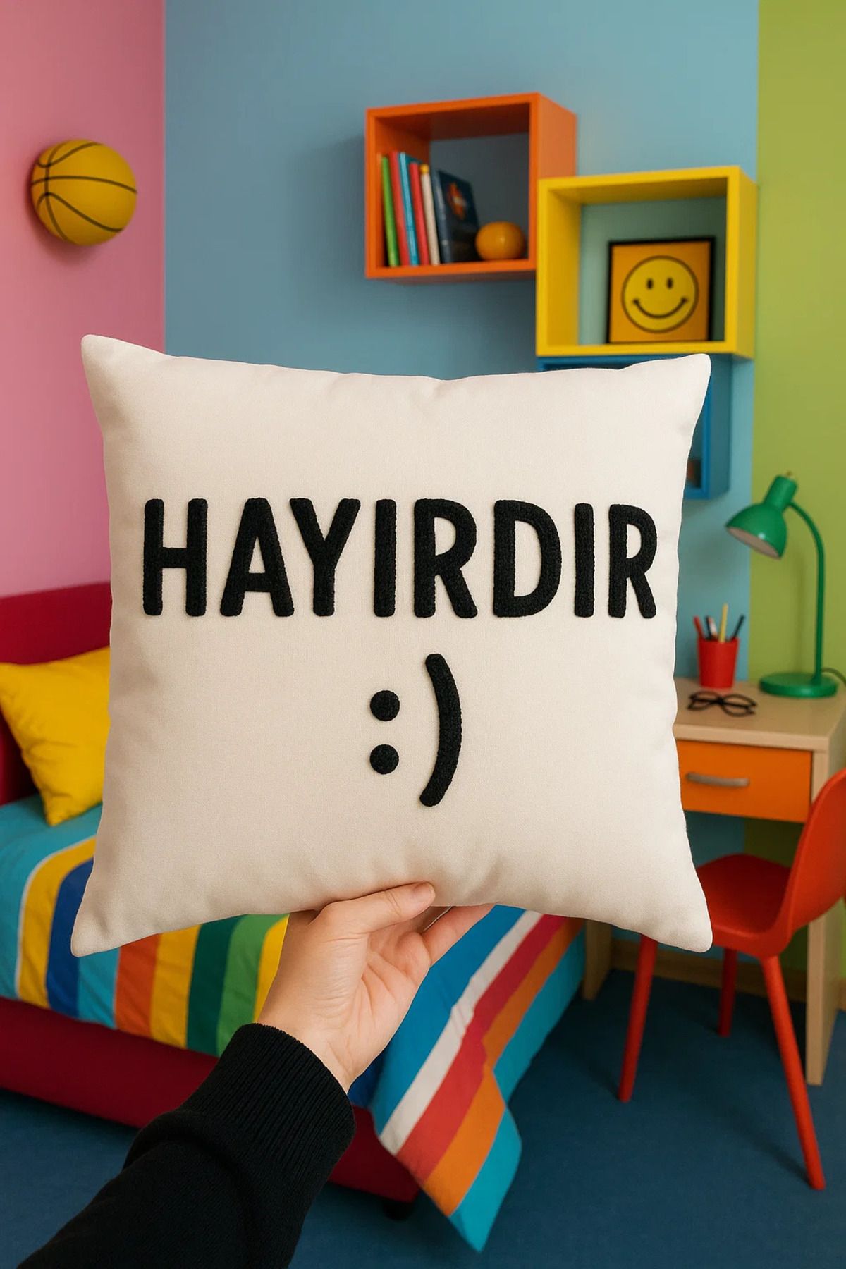 SAYMİNE HAYIRDIR :) Punch Kırlent Kılıfı