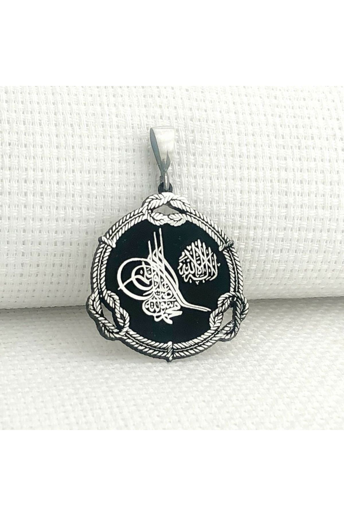 MODA925 925 Ayar Gümüş Osmanlı Tuğra Tasarımlı Kolye Ucu