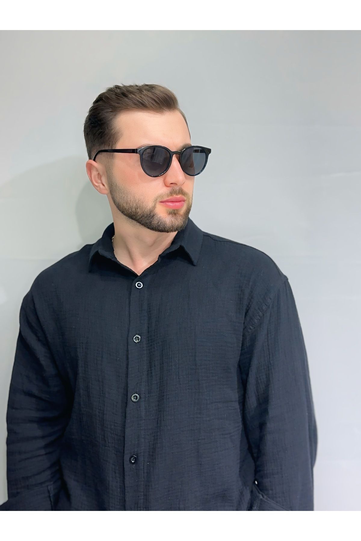 ZELİOR Unisex Yuvarlak Çerçeveli Güneş Gözlüğü