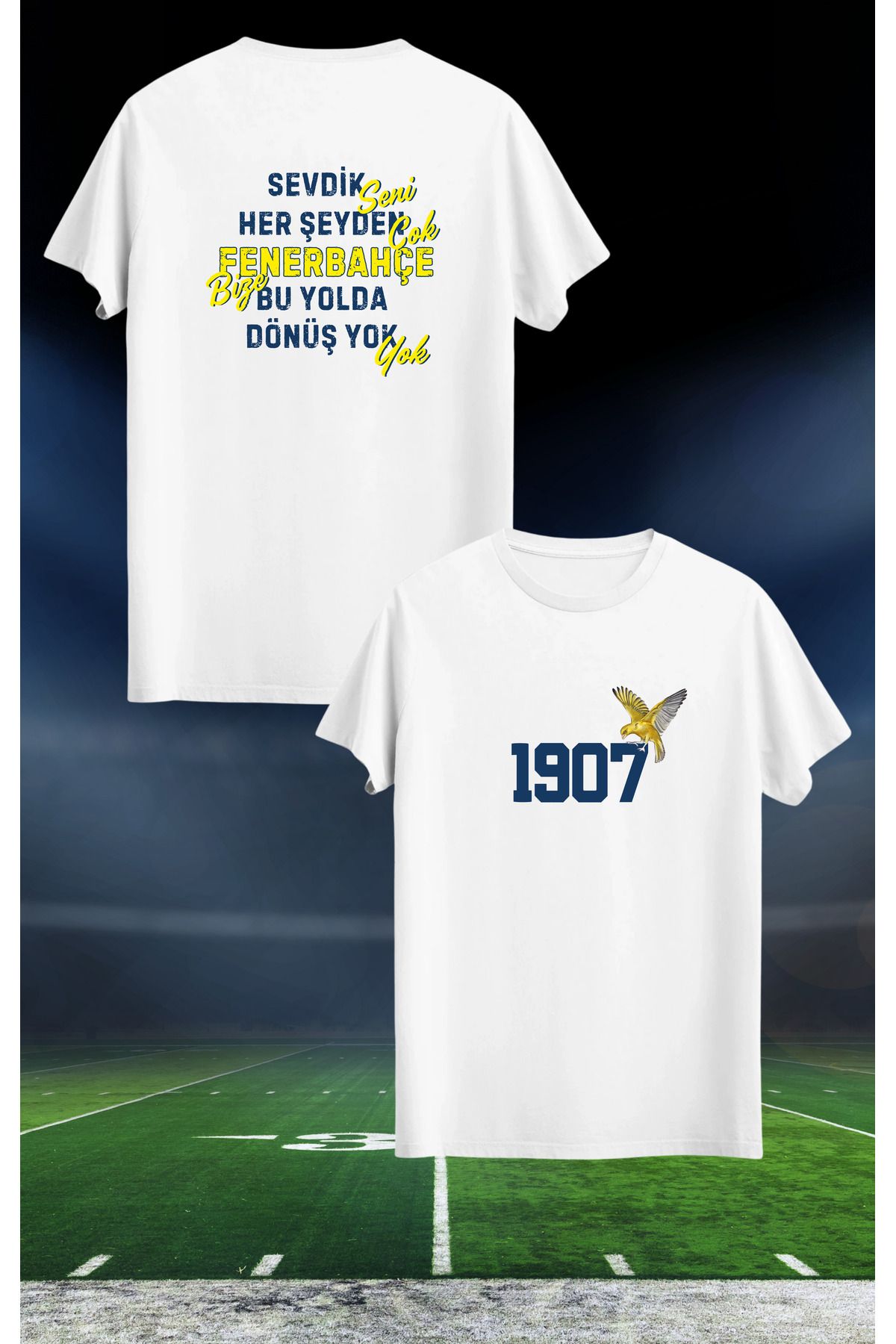 Qool Collection Fenerbahçe “Bu Yolda Dönüş Yok” 1907 Taraftar Tişörtü