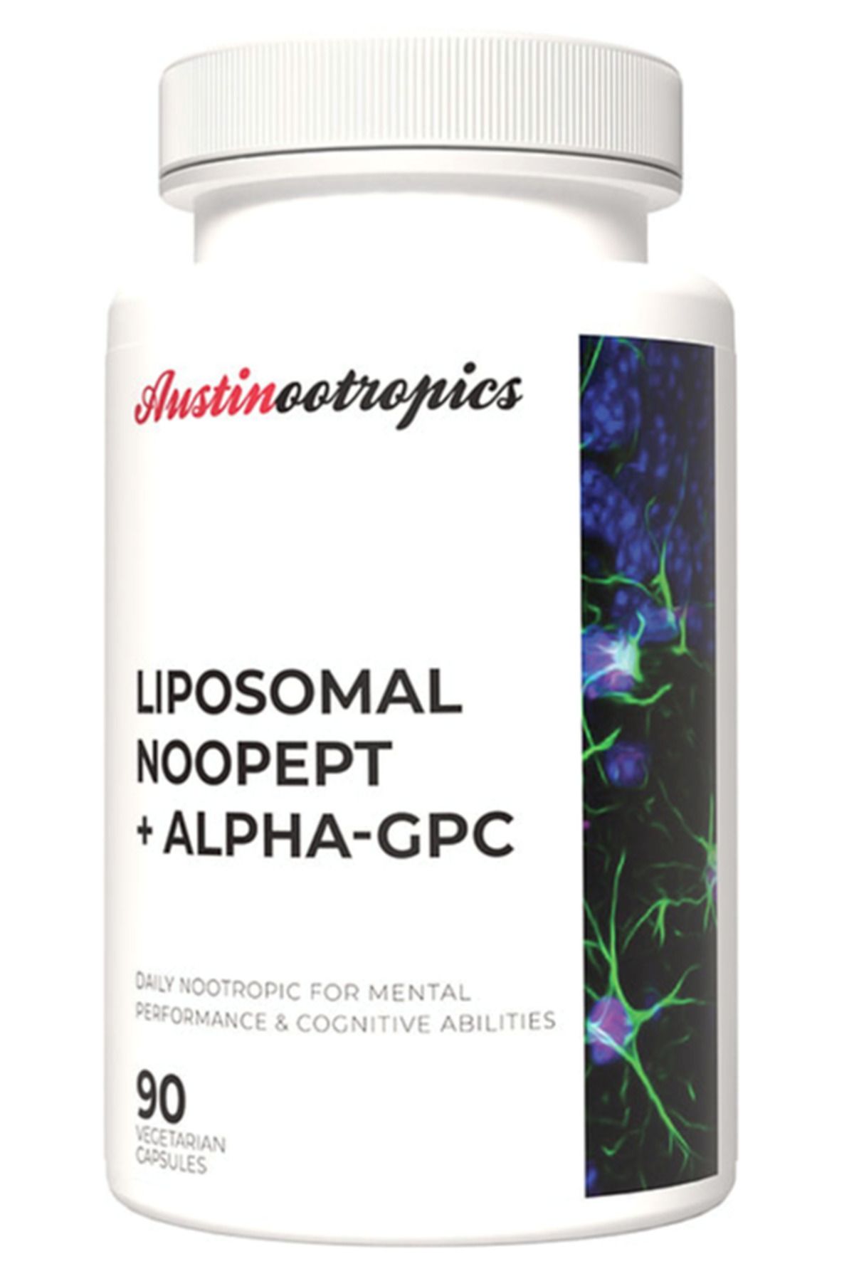 Austinootropics Liposomal Noopept + ALPHA-GPC 90 Veg Capsul.Abd Menşei