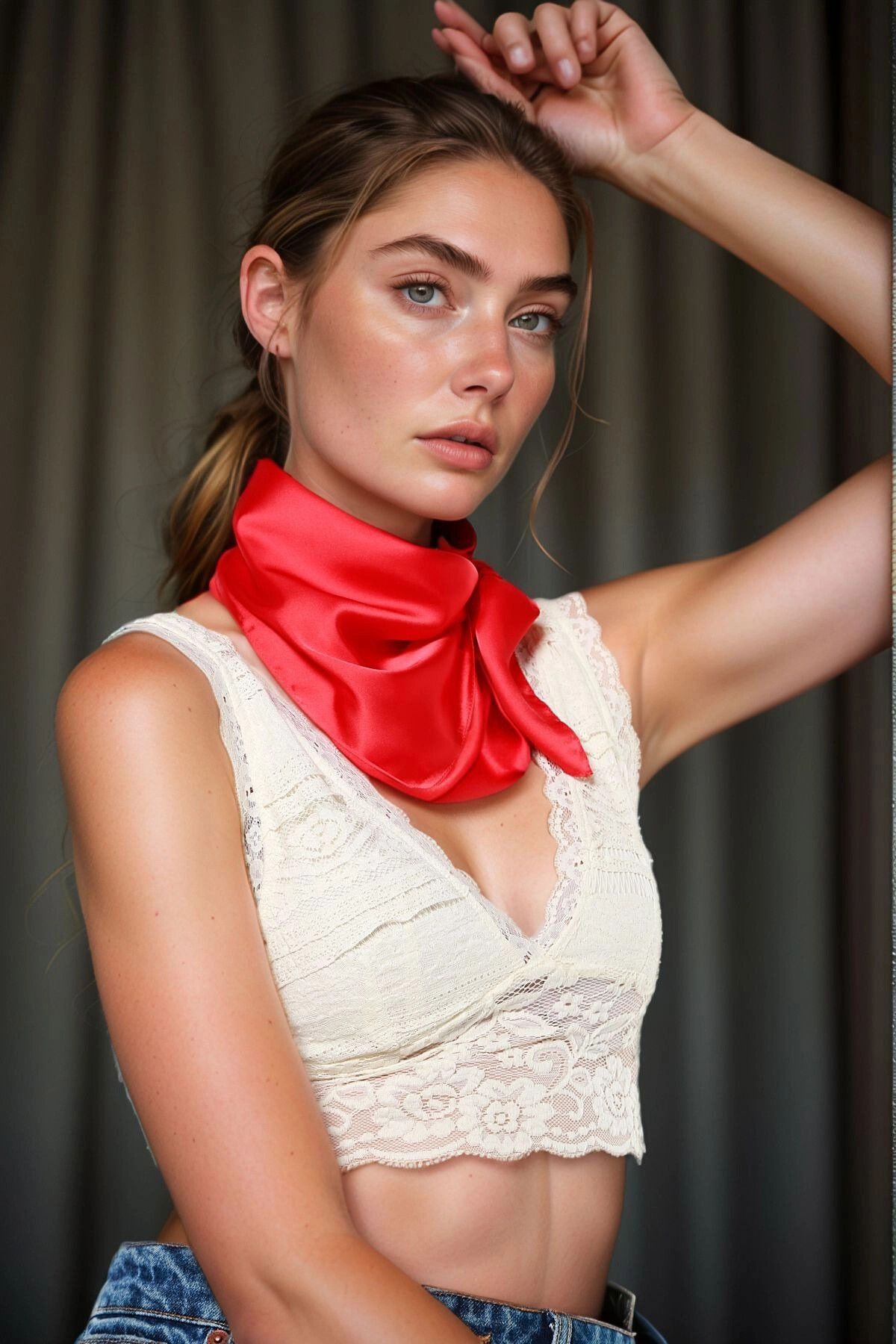 bacc Kırmızı Bandana Fular BCNSV-2513731