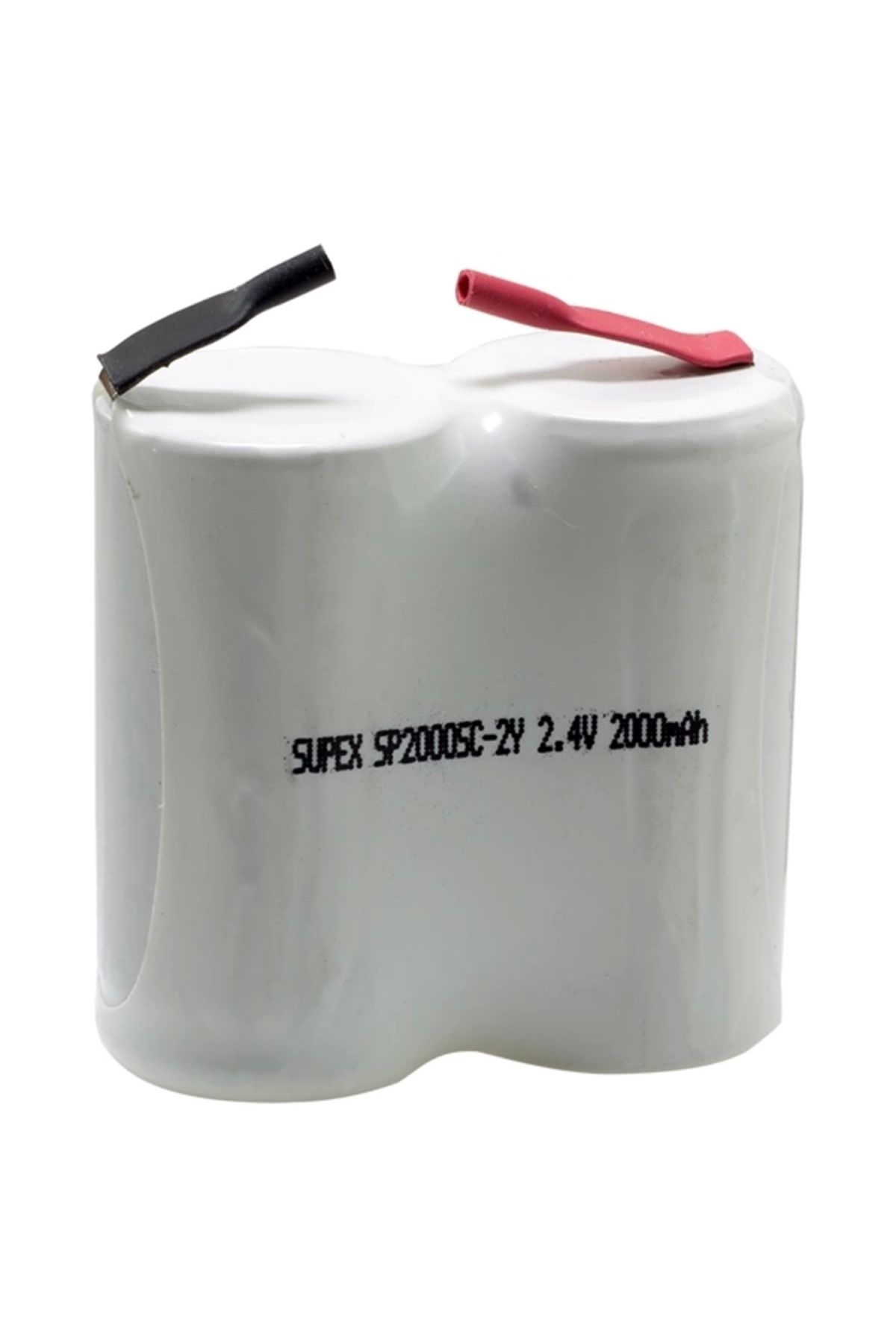 Go İthalat SUPEX 2Lİ YANYANA SÜPÜRGE PİLİ 2.4 V 2000 MA (4940)