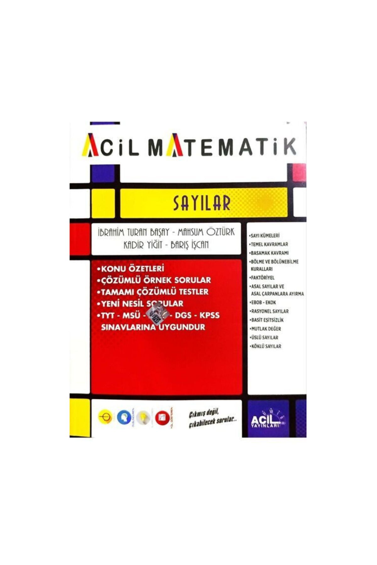 Acil Yayınları Acil Yayınları TYT Acil Matematik Sayılar