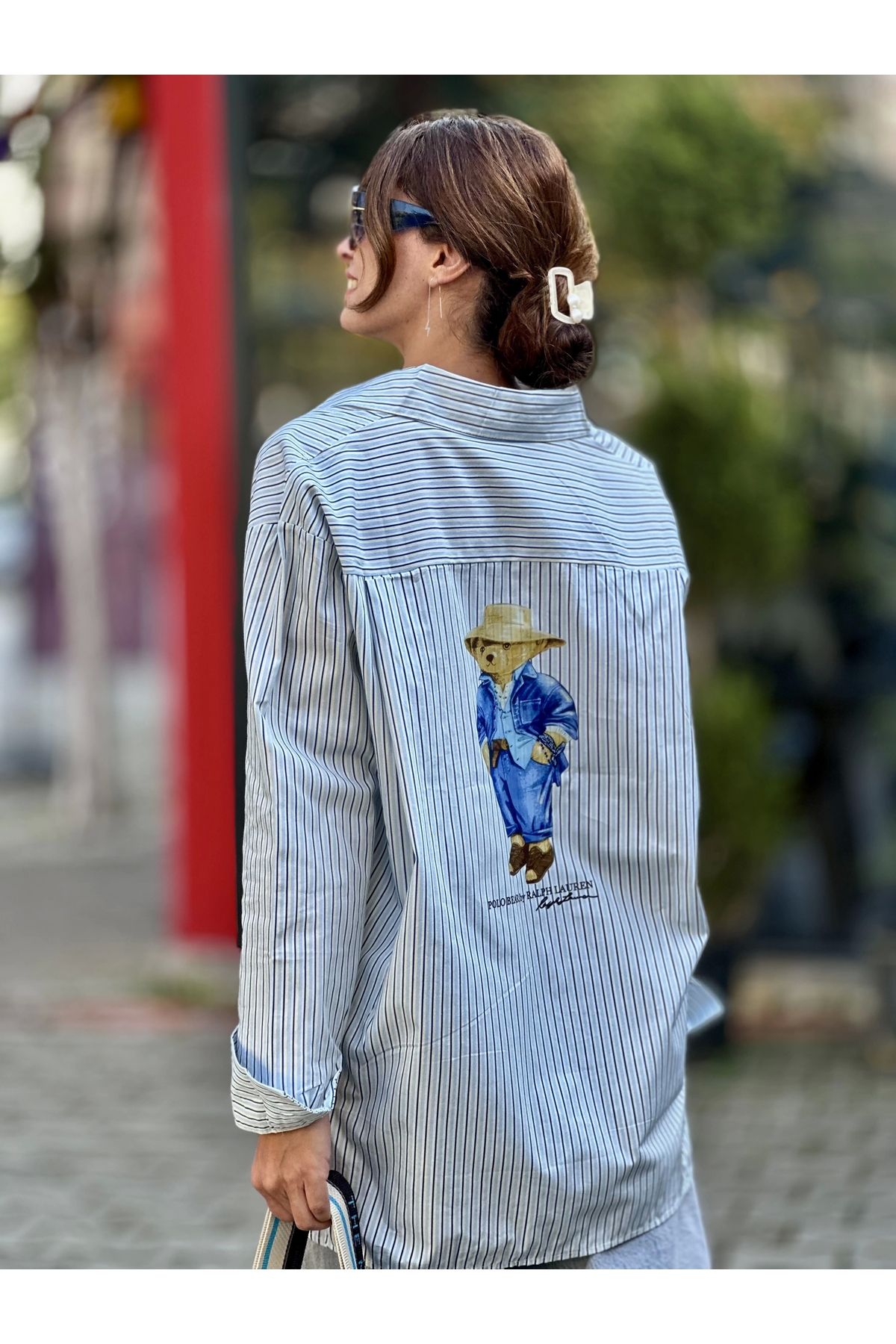 Style TEDDY ÇİZGİLİ GÖMLEK