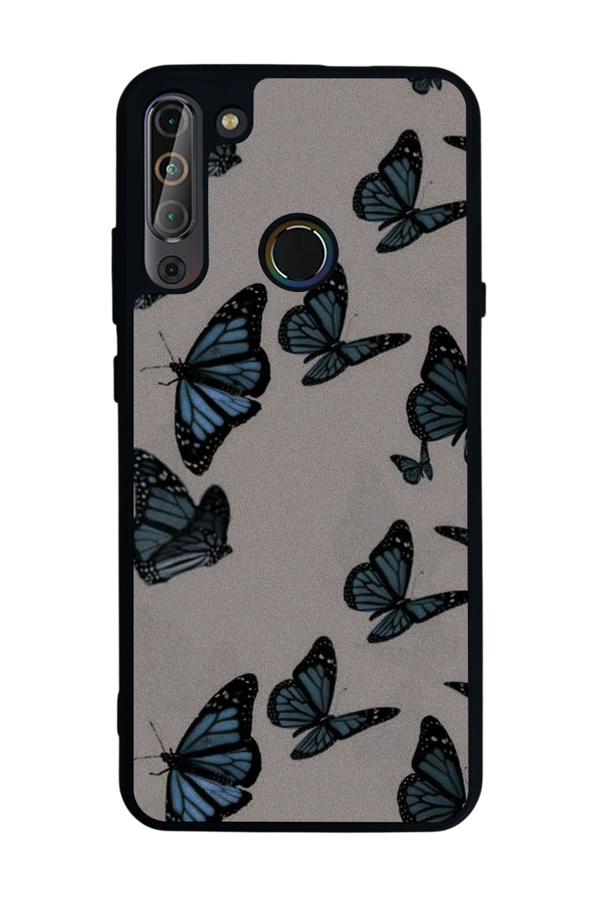 CASPER Via X20 Uyumlu Mat Siyah Kılıf – Yumuşak Silikon, Koruyucu, Şok Emici Kapak