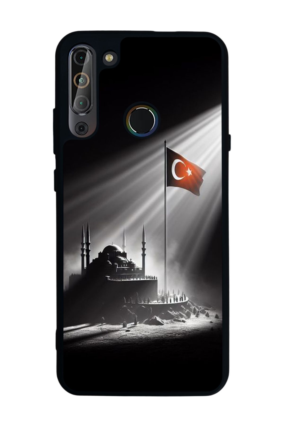 CASPER Via X20 Uyumlu Mat Siyah Kılıf – Yumuşak Silikon, Koruyucu, Şok Emici Kapak