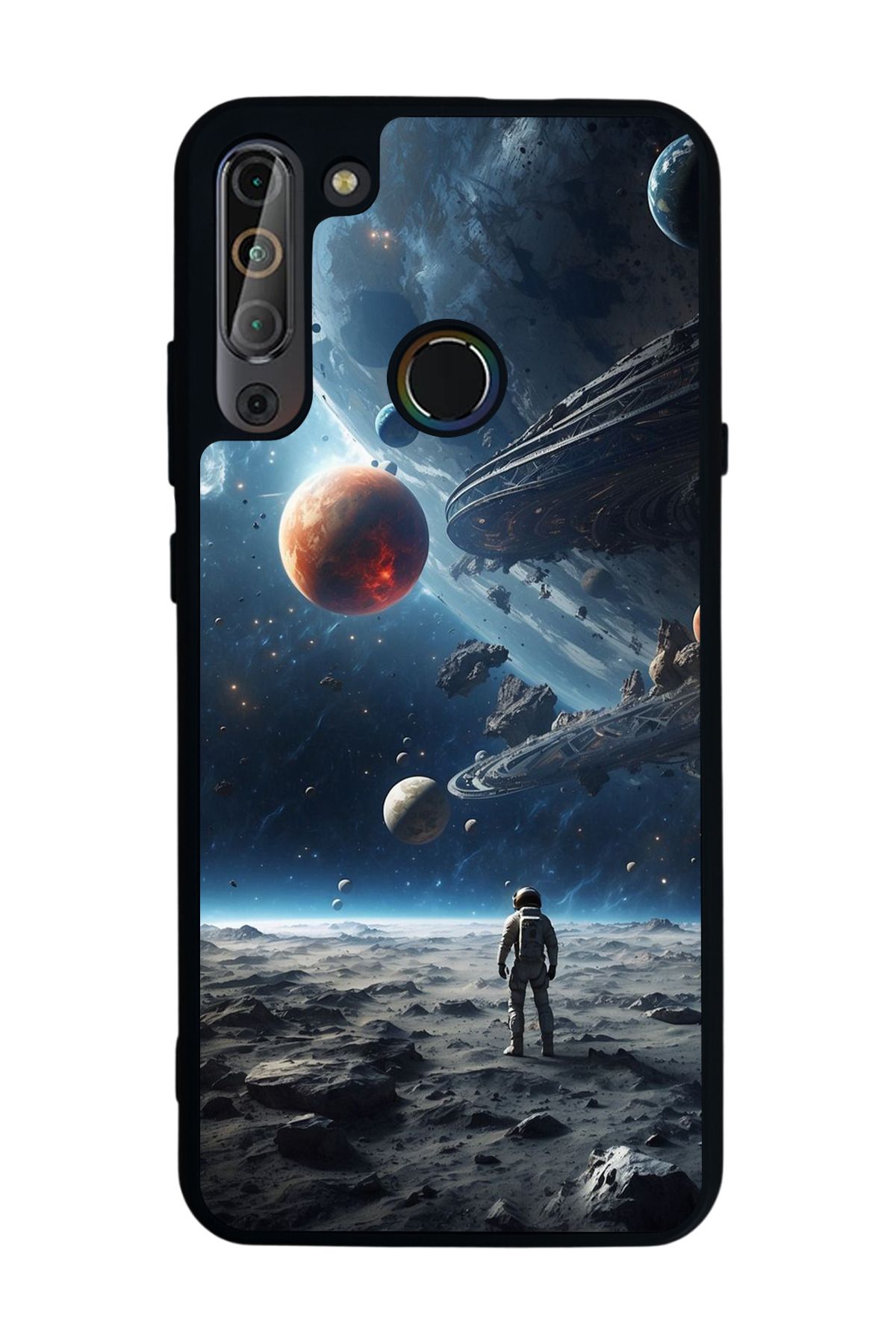 CASPER Via X20 Uyumlu Mat Siyah Kılıf – Yumuşak Silikon, Koruyucu, Şok Emici Kapak