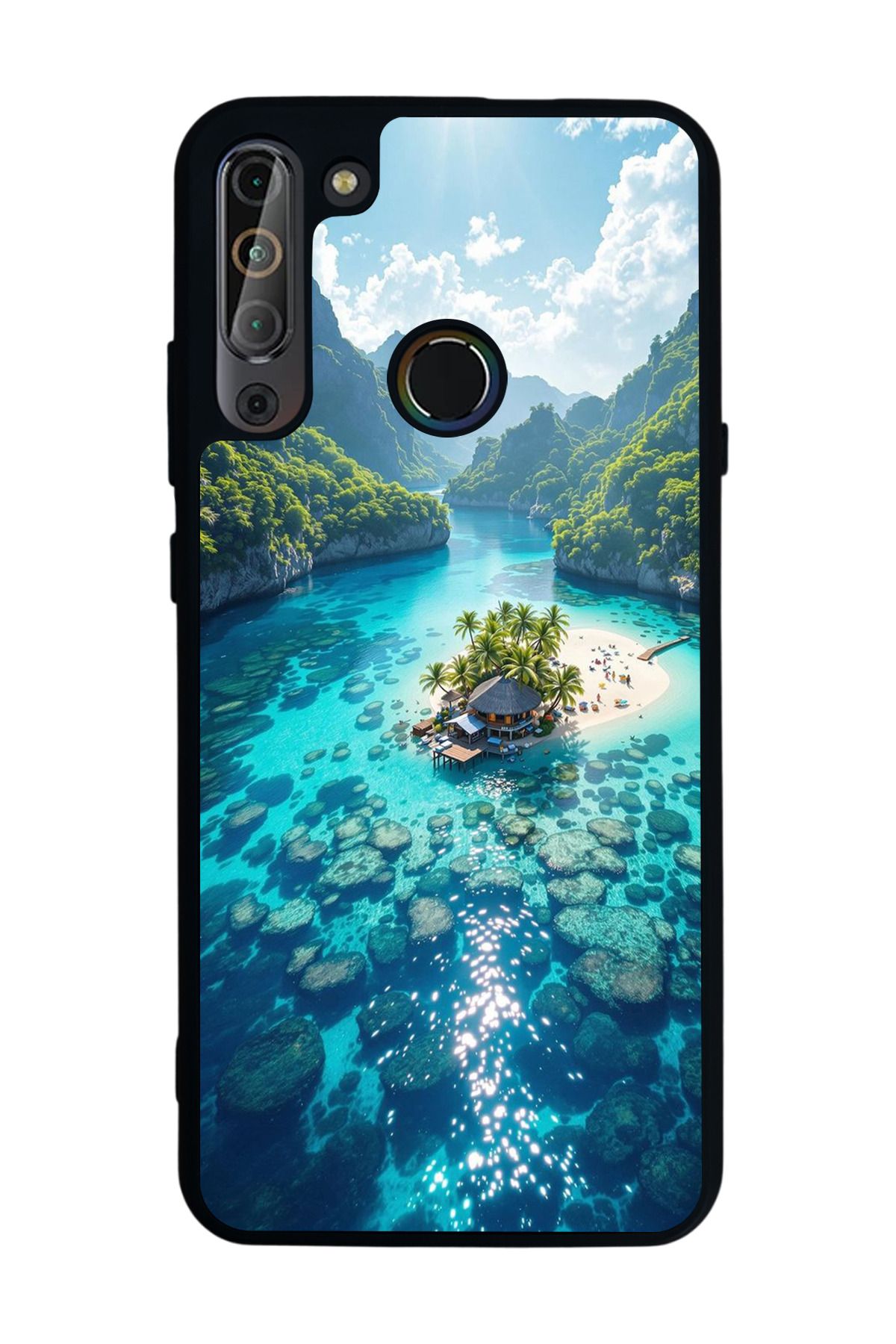 CASPER Via X20 Uyumlu Mat Siyah Kılıf – Yumuşak Silikon, Koruyucu, Şok Emici Kapak