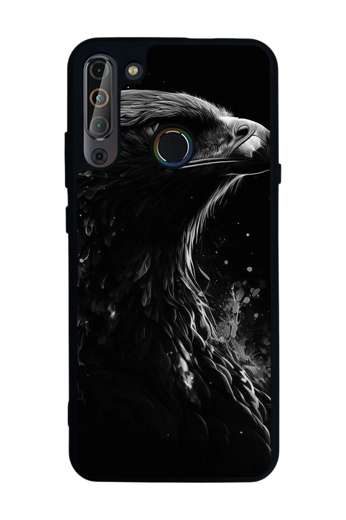 CASPER Via X20 Uyumlu Mat Siyah Kılıf – Yumuşak Silikon, Koruyucu, Şok Emici Kapak