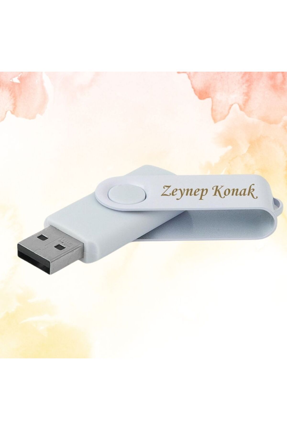 HediyesiBizden KİŞİYE ÖZEL İSİM BASKKILI PLASTİK KUTULU USB BELLEK 3.0