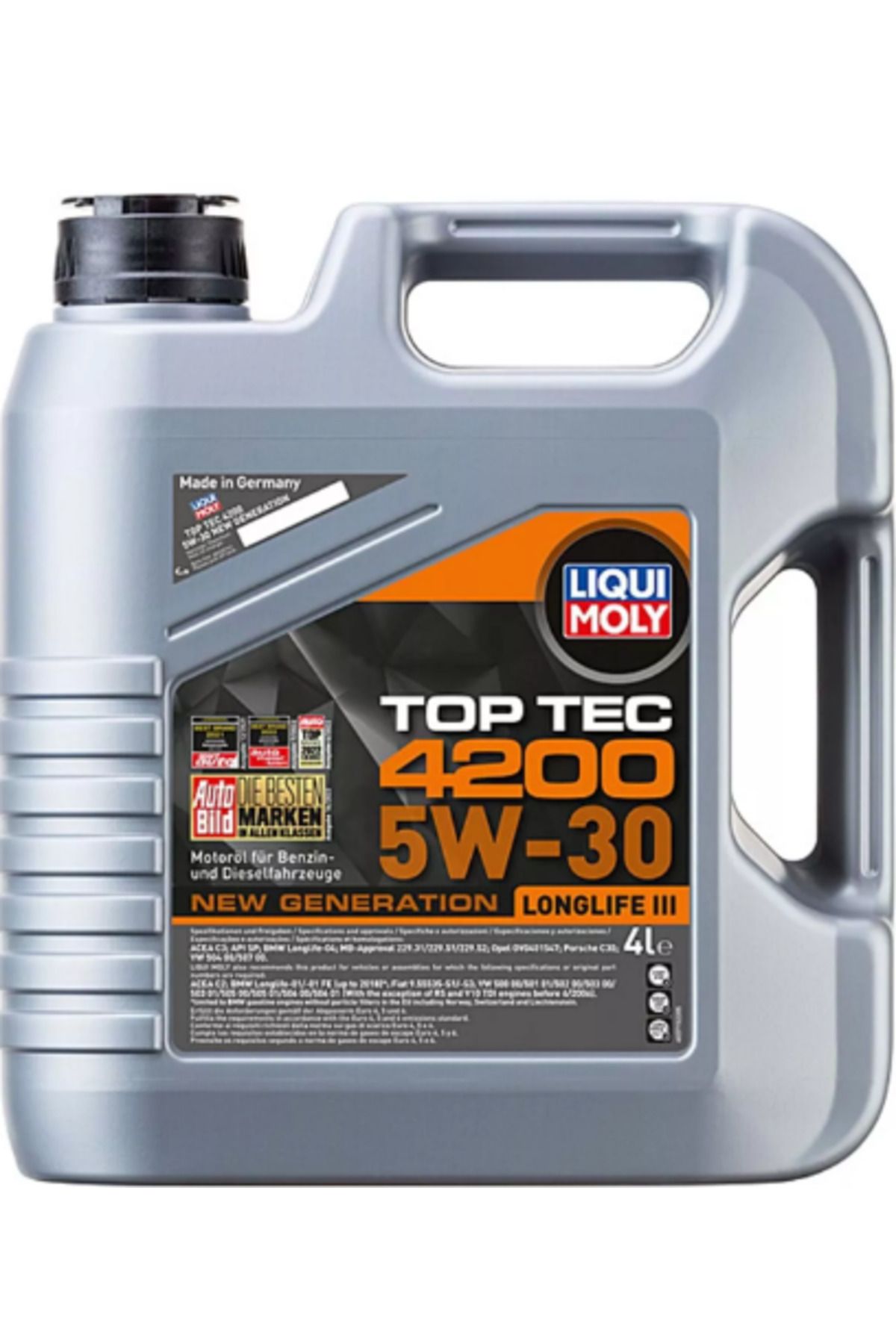 Liqui Moly Top Tec 4200 5W-30 Motor Yağı (4 Litre) Yeni Üretim Tarihli
