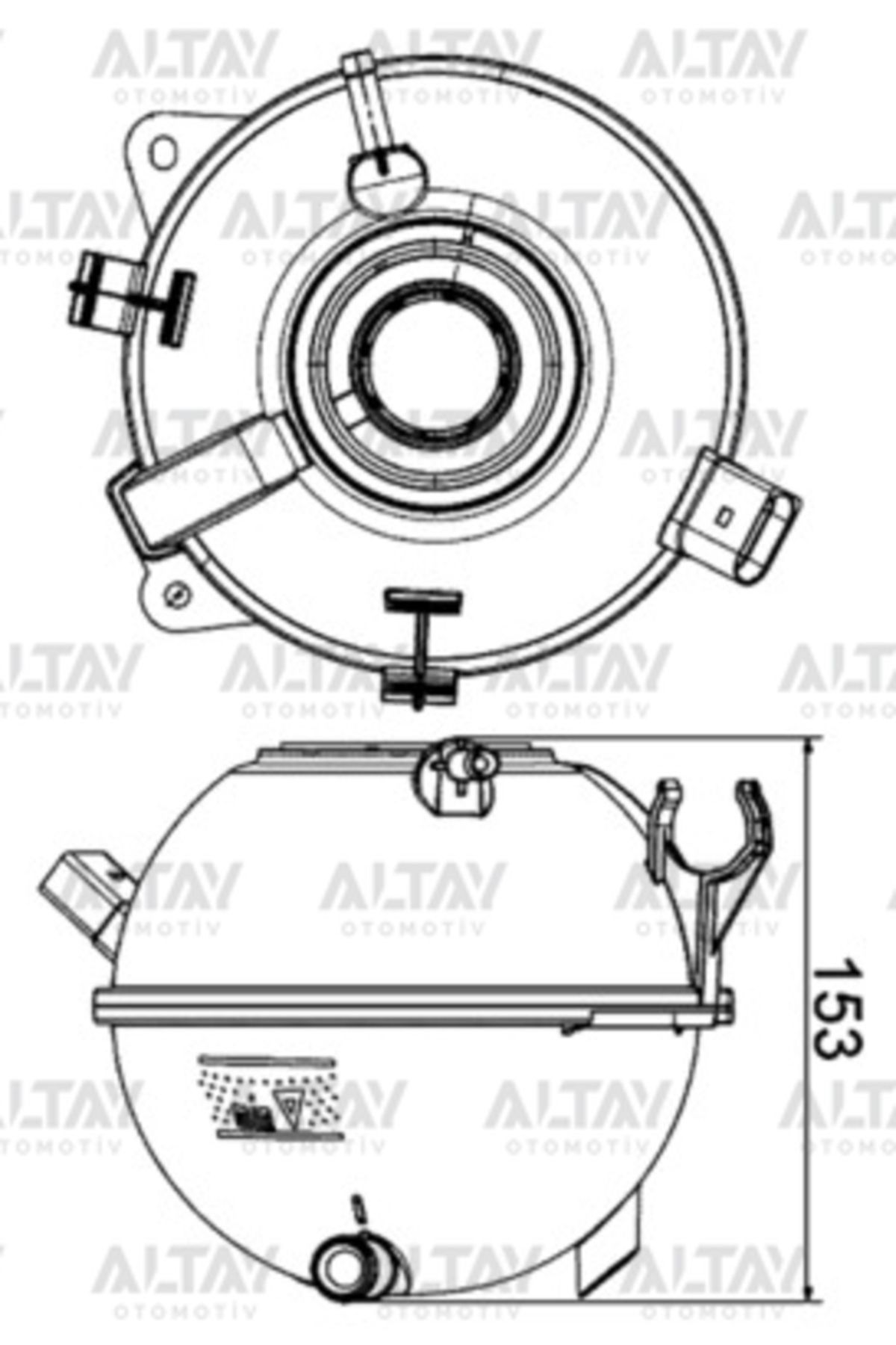 Orjinal YEDEK SU DEPOSU GOLF5 / GOLF6 / JETTA / PASSAT / CADDY / A3 / LEON 04-12 1.4-1.6-1.9-2.0-[product_co