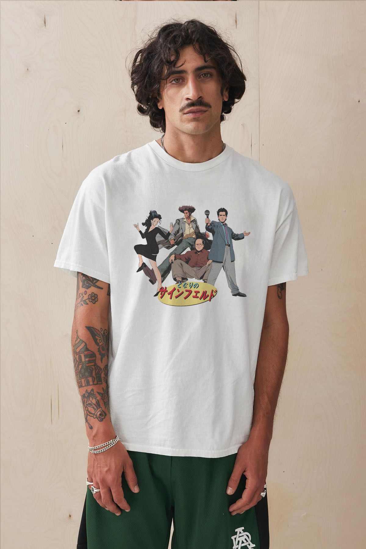 Tee&more. Unisex Regular Fit Anime Seinfeld Baskılı Premium T-shirt