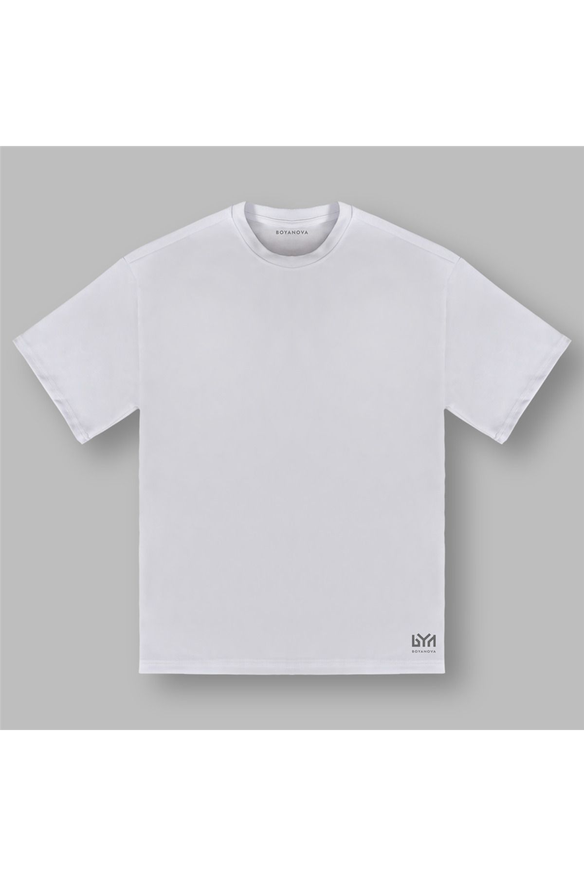 BOYANOVA Oversize Beyaz T-Shirt