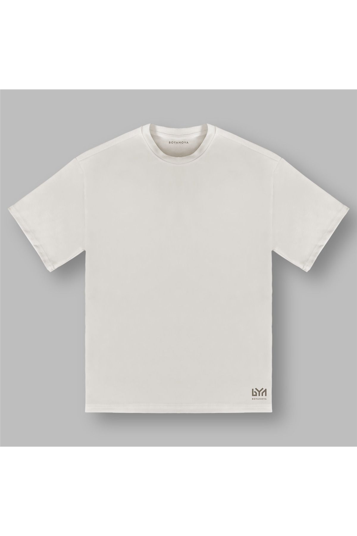BOYANOVA Oversize Ekru T-Shirt